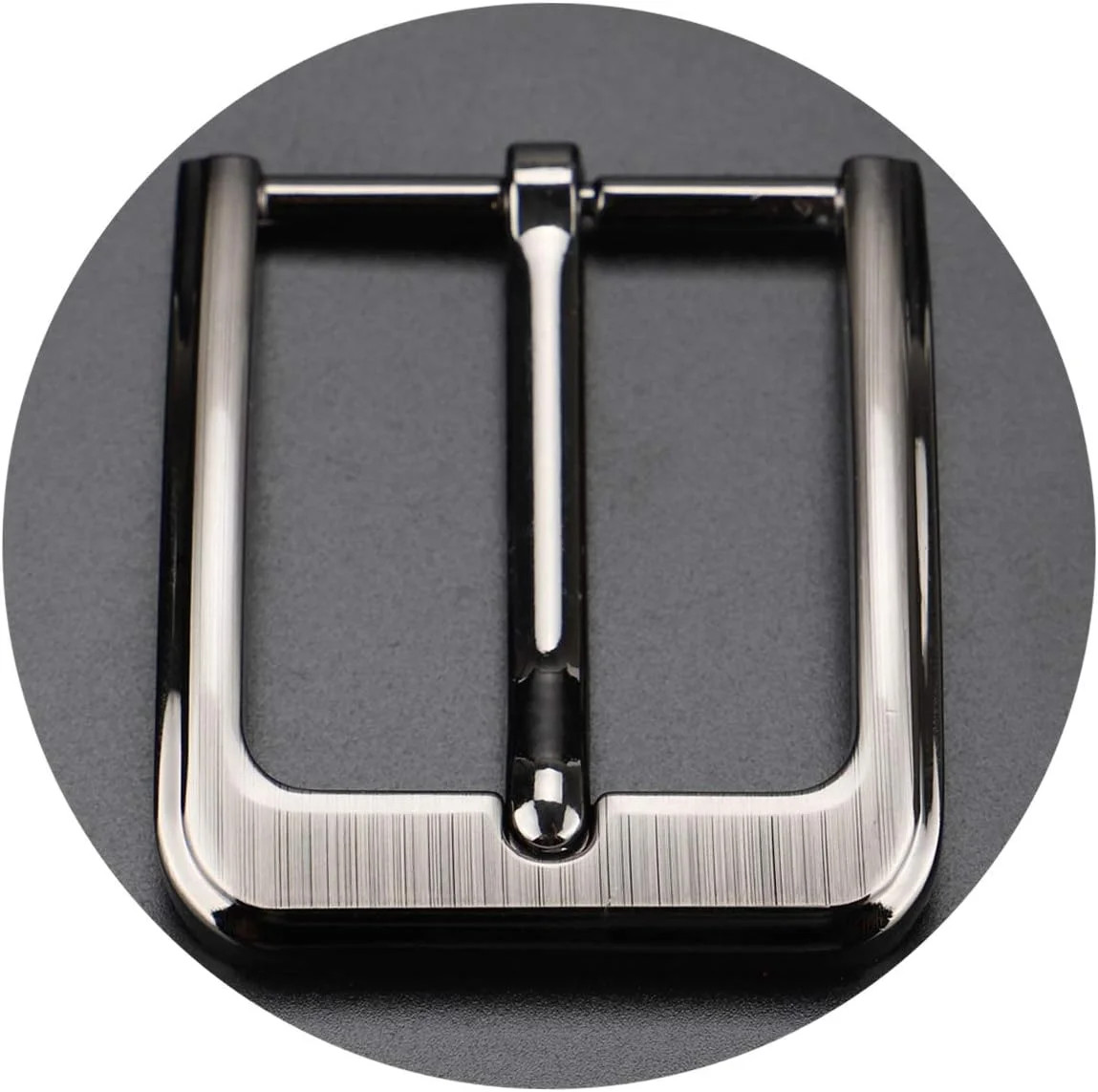 1.5 Inches (38-40 mm) Belt Buckle Single Prong Square Replacement Buckle for Men