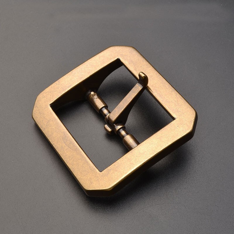 Solid Brass Vintage Belt Buckles Tongue Pin Belt Buckle Fits For 1.5 INCHES Belt