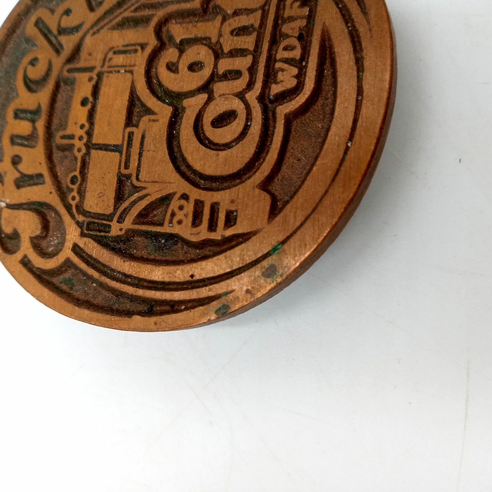 Truckin Radio Belt Buckle 61 WDAF AM Vintage Road Music Musician Western