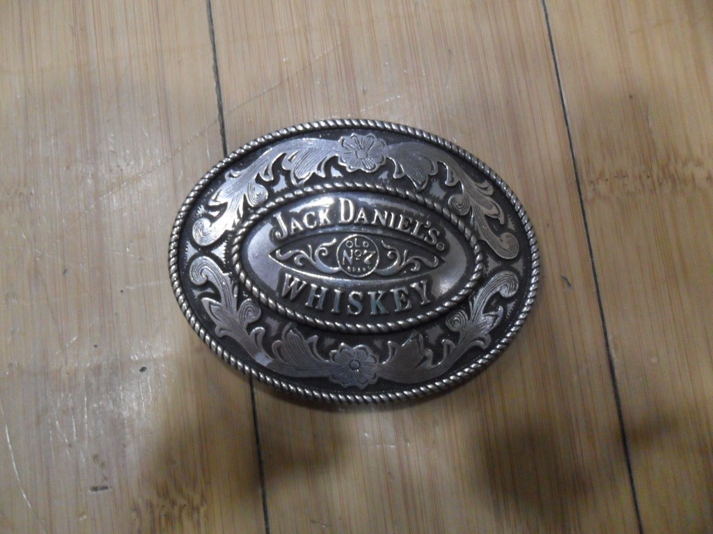 Jack Daniels Old No 7 Whiskey Belt Buckle Excellent Condition
