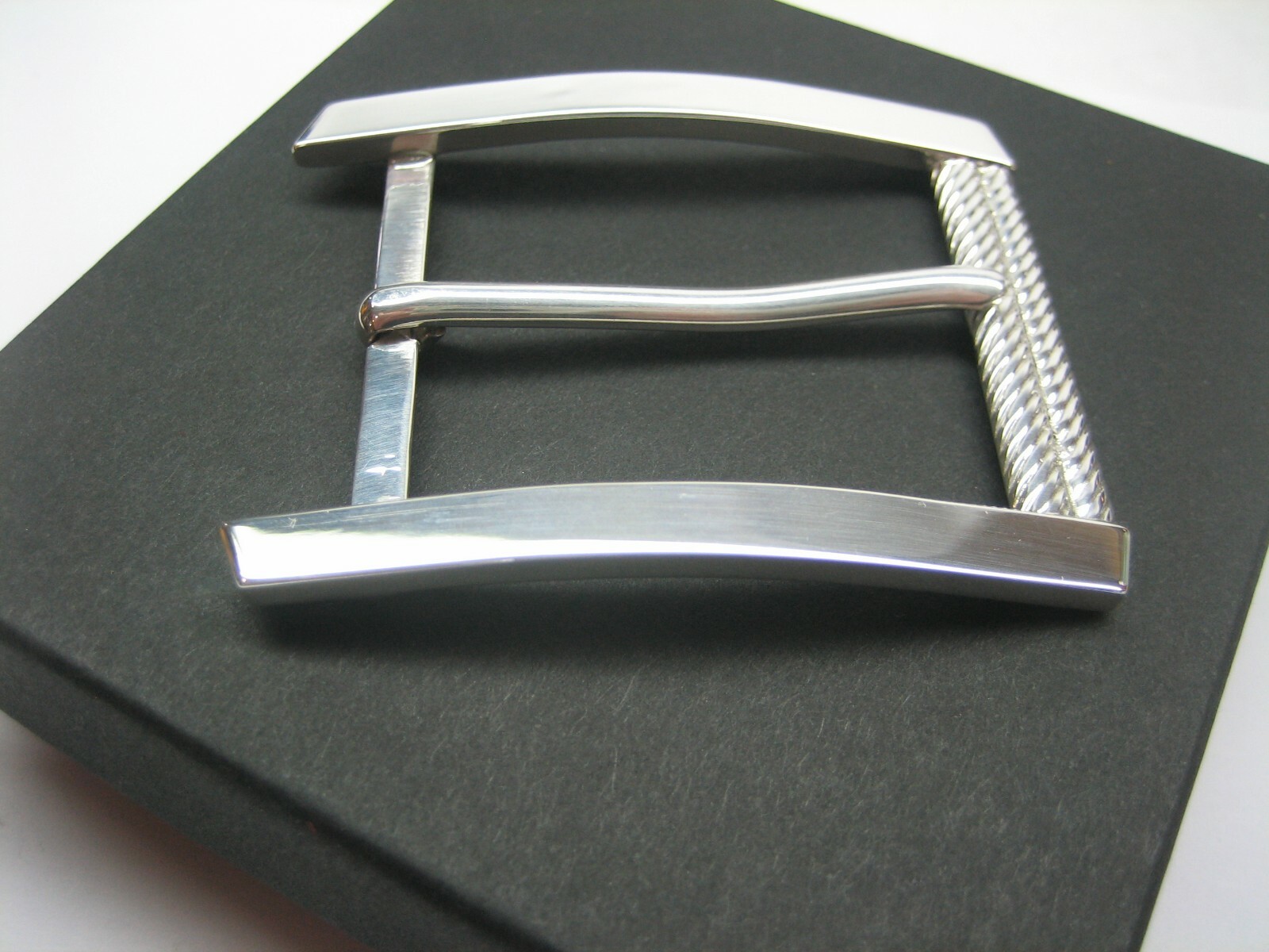 STERLING SILVER 925 BUCKLE AVAILABLE FOR 1&Prime; 1-1/8&Prime; 1-1/4&Prime; 1-3/8&Prime; 1-1/2&Prime; BELTS