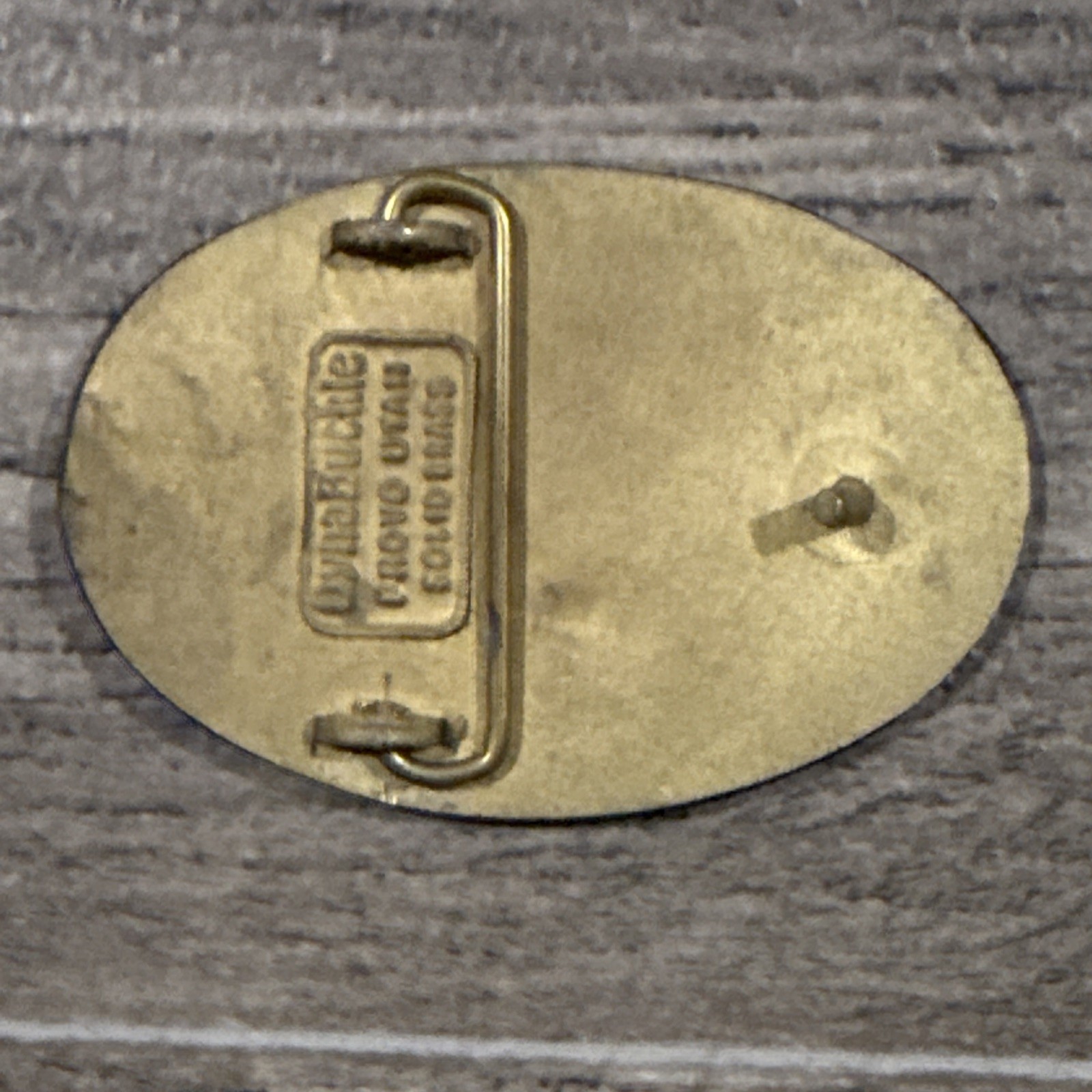 Vintage Dyna Buckle Solid Brass Belt Buckle Drilling Specialties Company Oil&Gas