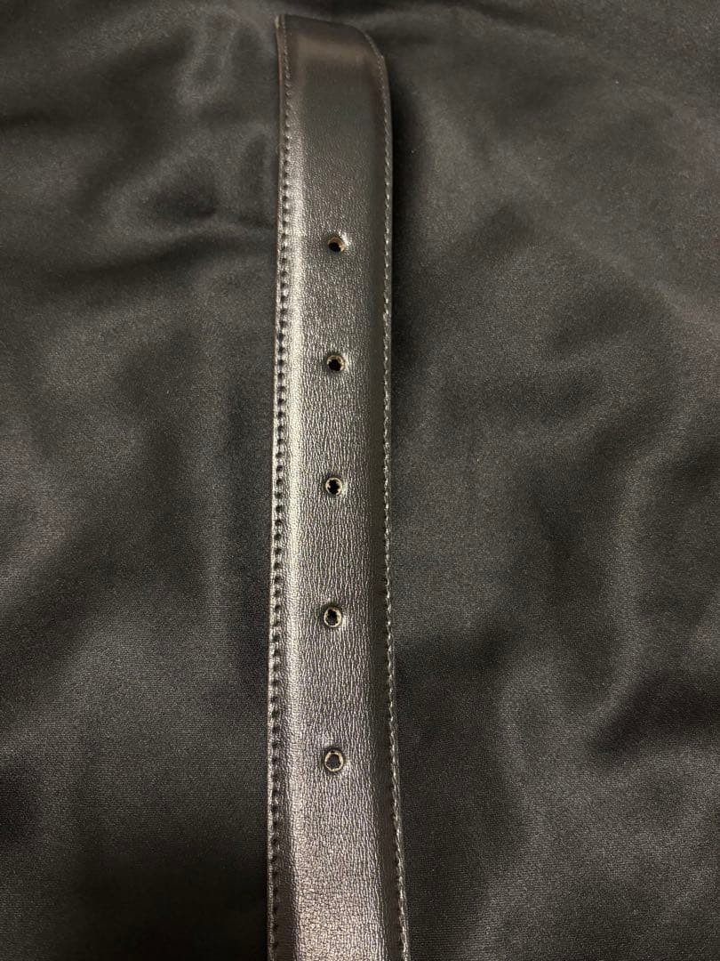 GUCCI Pre-Owned Old Gold Buckle Leather Belt