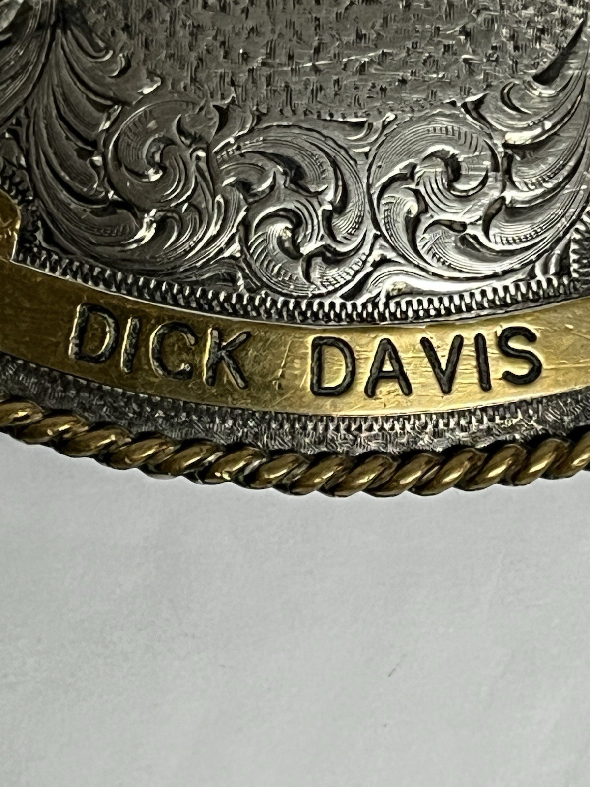 Vintage 1987 Trophy Belt Buckle High Shotgun Montana Silversmith Dick Davis