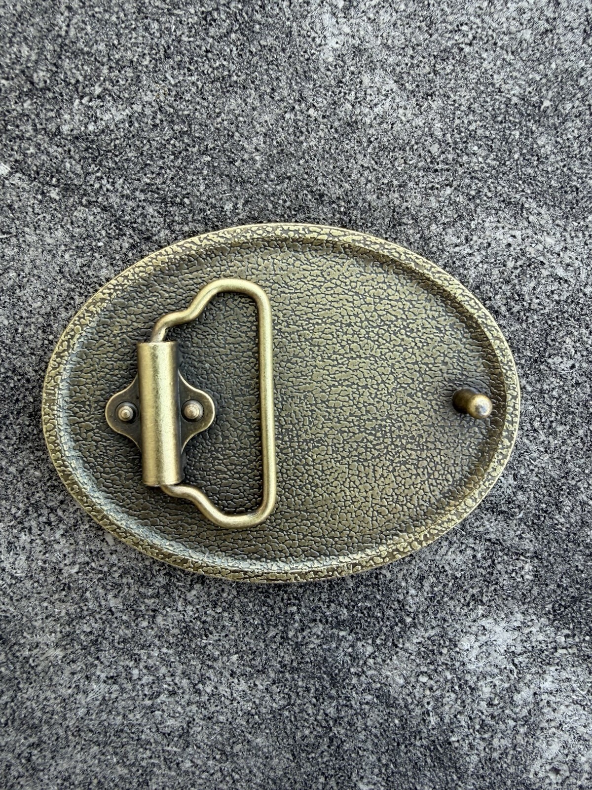 Vintage Gold Cross Belt Buckle Western Cowboy Christian Pray