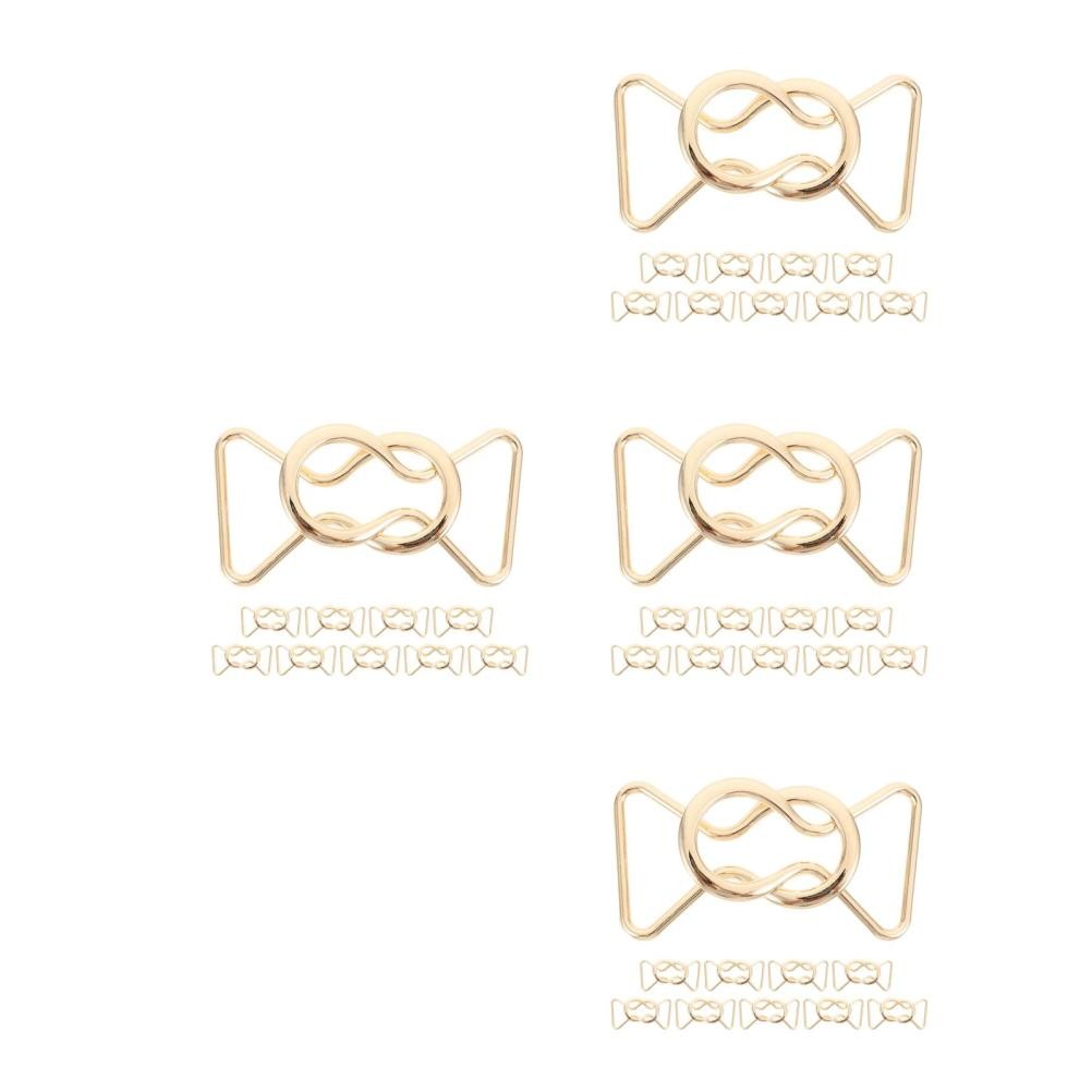 10 Pairs Waistband Decorative Buckle Buckles Coat for Belt Alloy