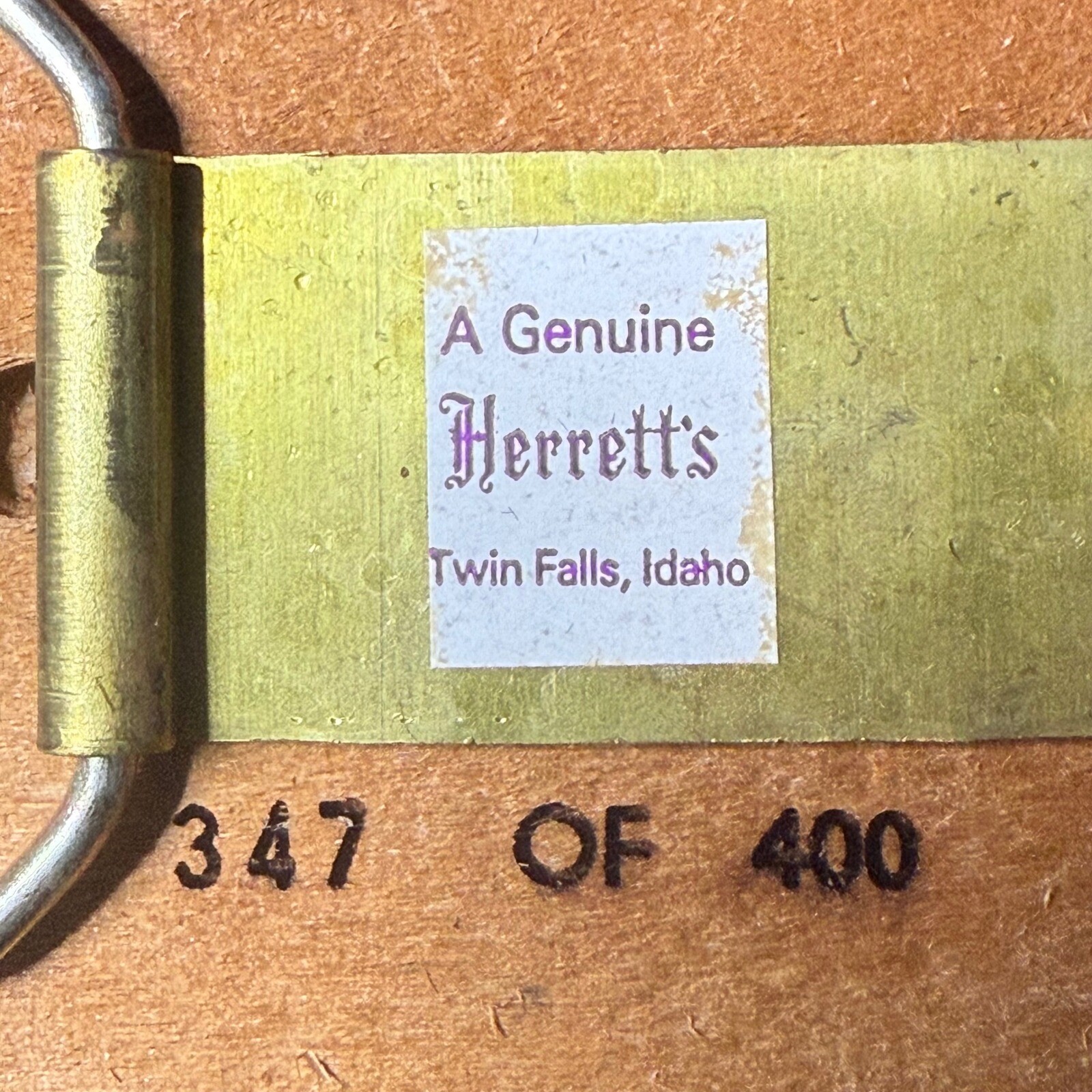 Adolph Coors Schuetzenfest Belt Buckle Herrett&rsquo;s Twin Falls Idaho 1982-1992
