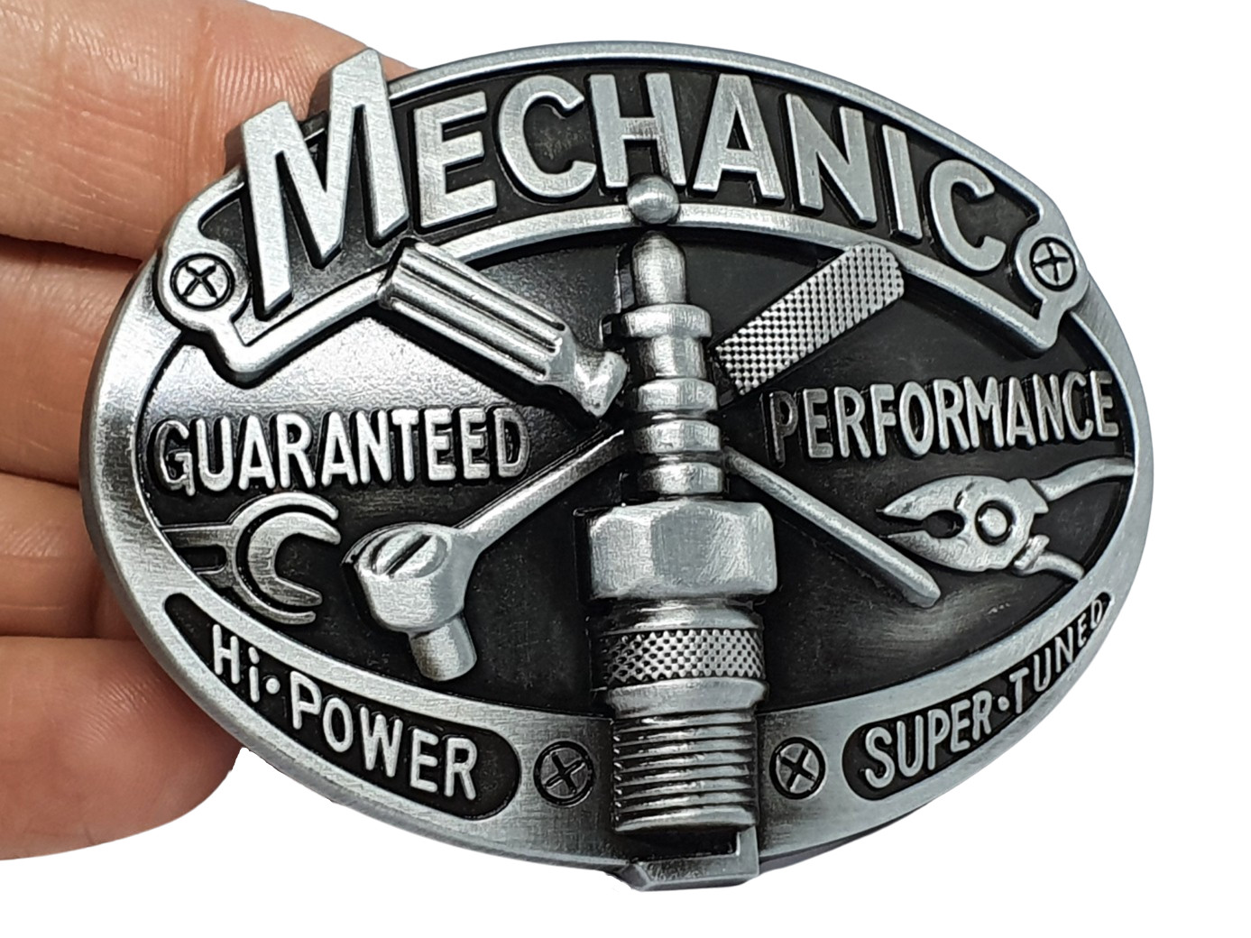Mechanic Belt Buckle Biker Car Mechanic Wrench Spanner Grease Monkey Buckle Only