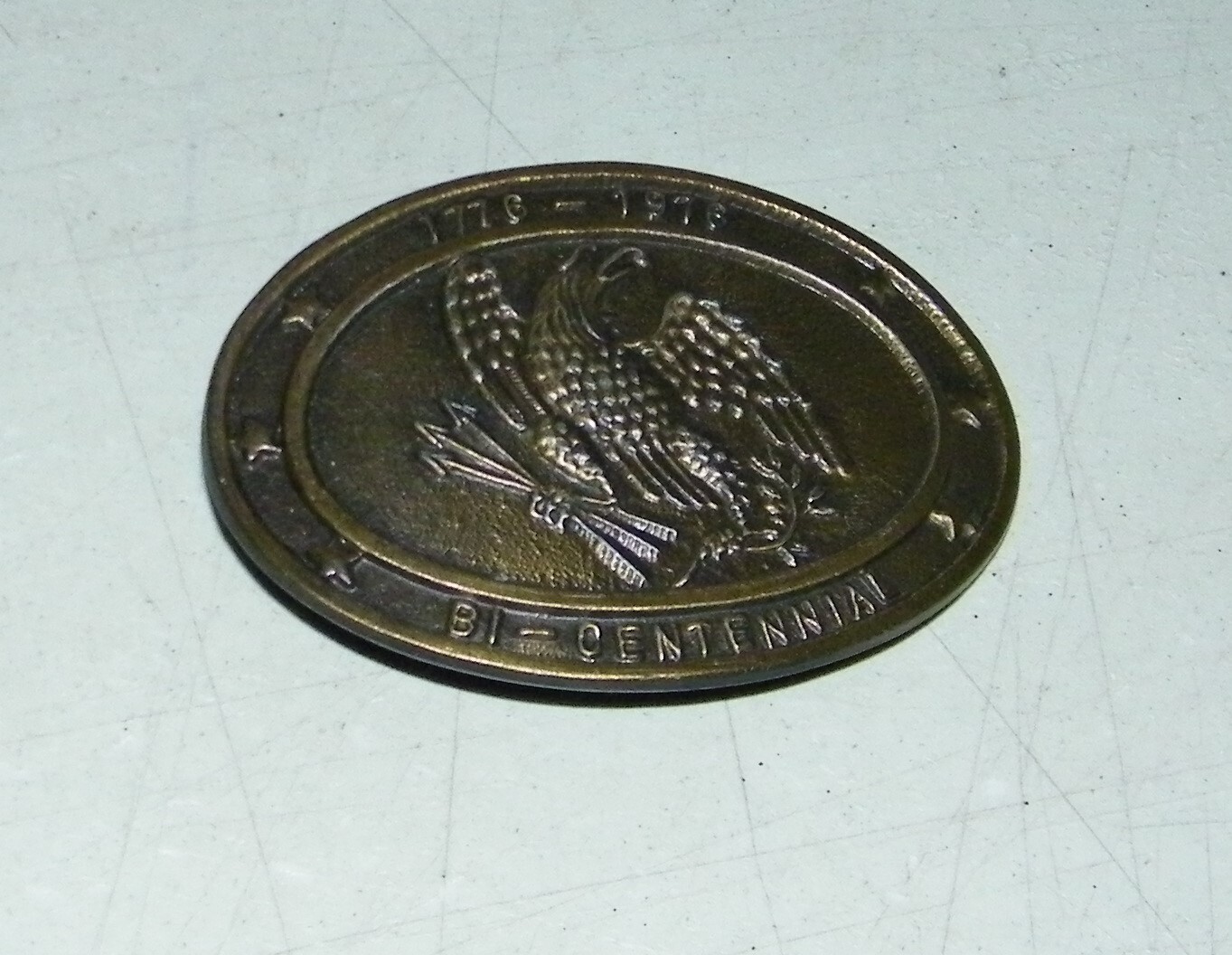 Bicentennial Eagle Patriotic United States of America Vintage 70&rsquo;s belt buckle