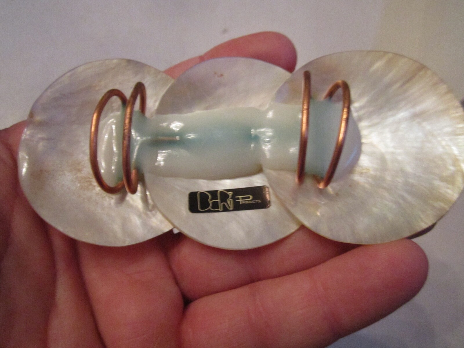 BARI PRODUCTS MOTHER OF PEARL BELT BUCKLE ACCESSORY – GW13