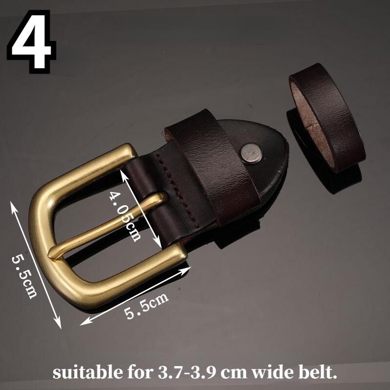 37-39mm Wide Buckle Men PU Leather Alloy Belt Buckle Head Pin Buckle Replacement