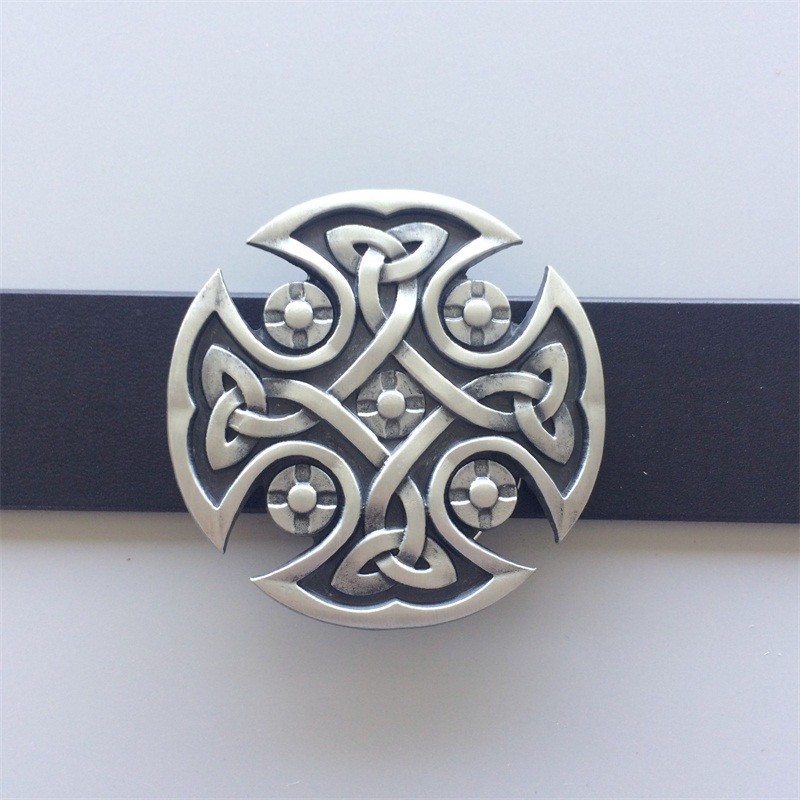 New Vintage Style Celtic Cross Knot Belt Buckle Boucle de Ceinture
