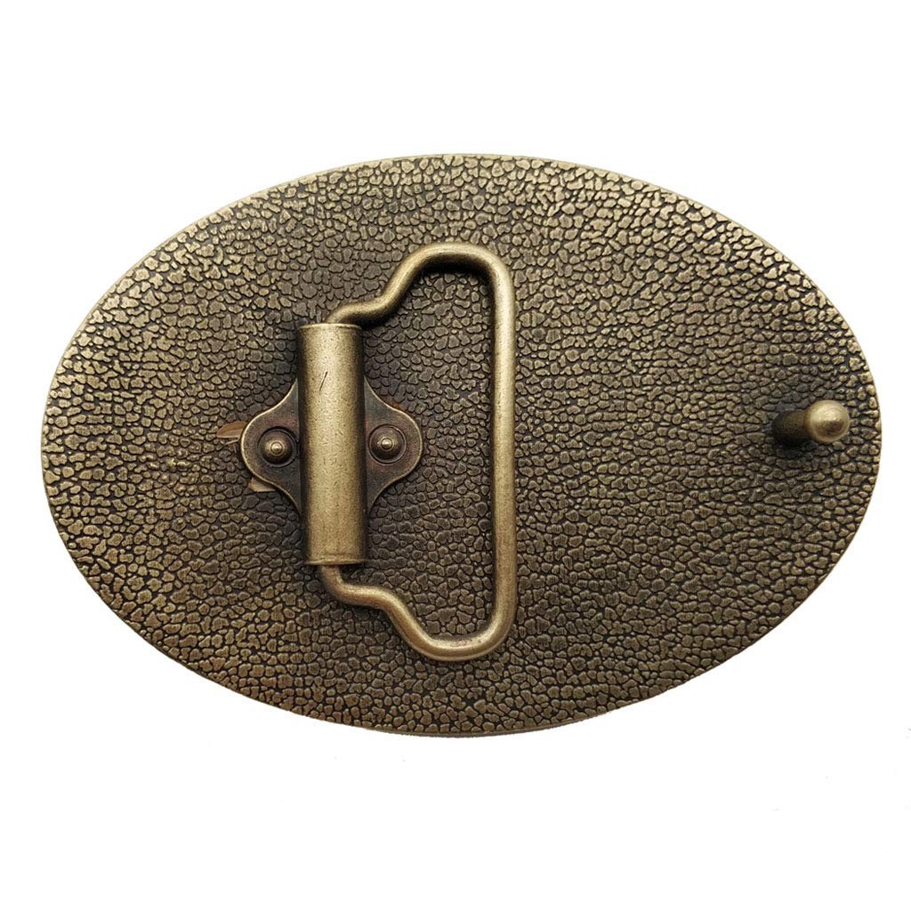 Xwest Country Hunting Belt Buckle Cowboy Western Buckles 1.5inch, Bronze