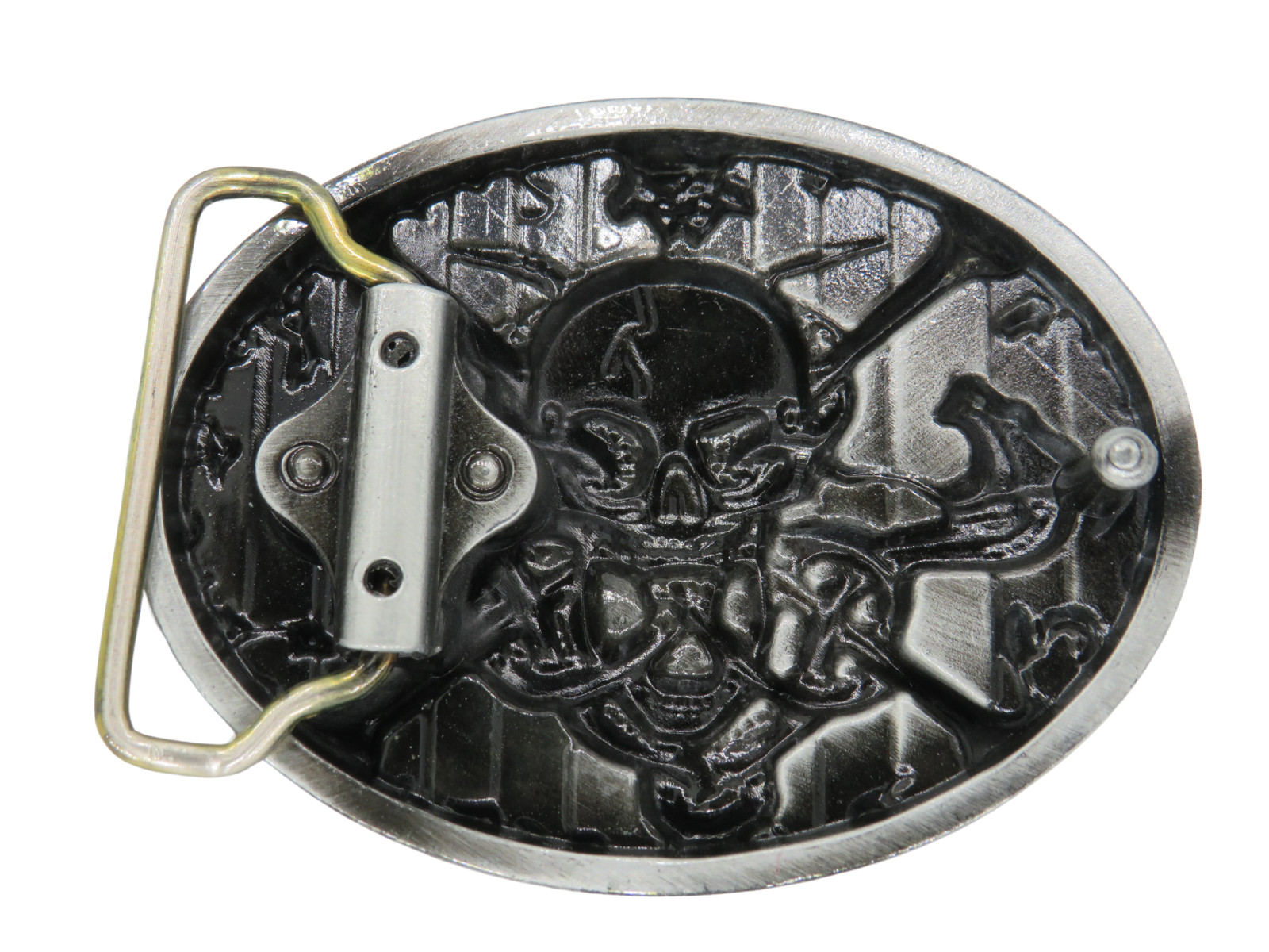 Skull Skull Belt Buckle Biker Rocker Buckle USA Western Country Style