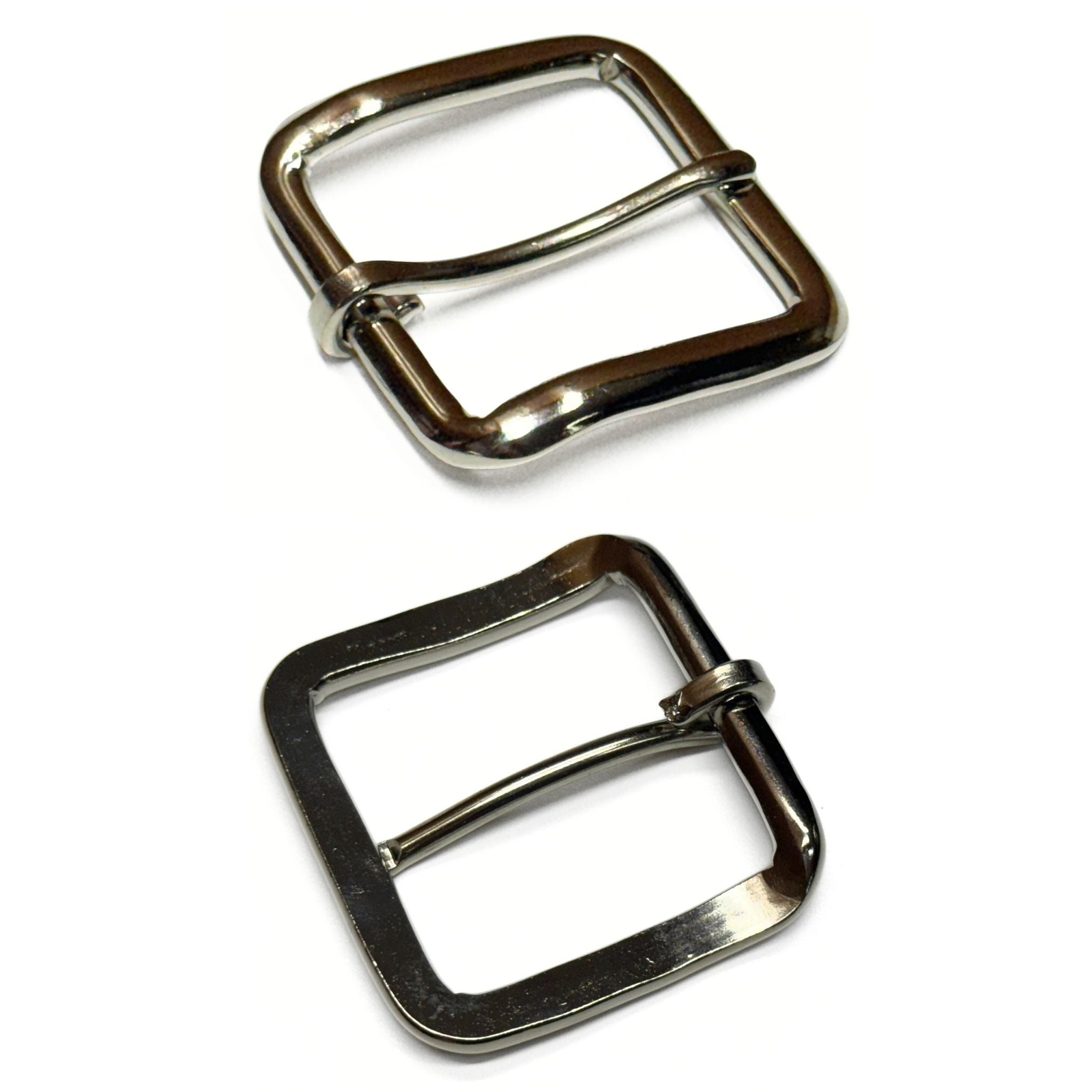 1.5&Prime; Square Nickel Belt Buckles – 12 pack