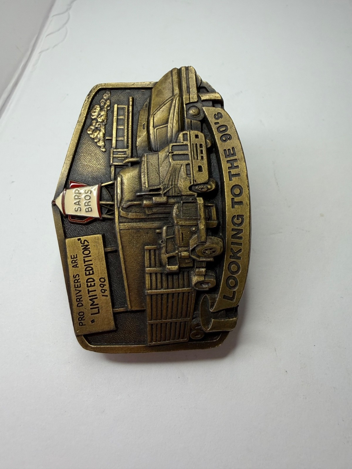 Vintage Sapp Brothers limited edition belt buckle #643 out of 2500