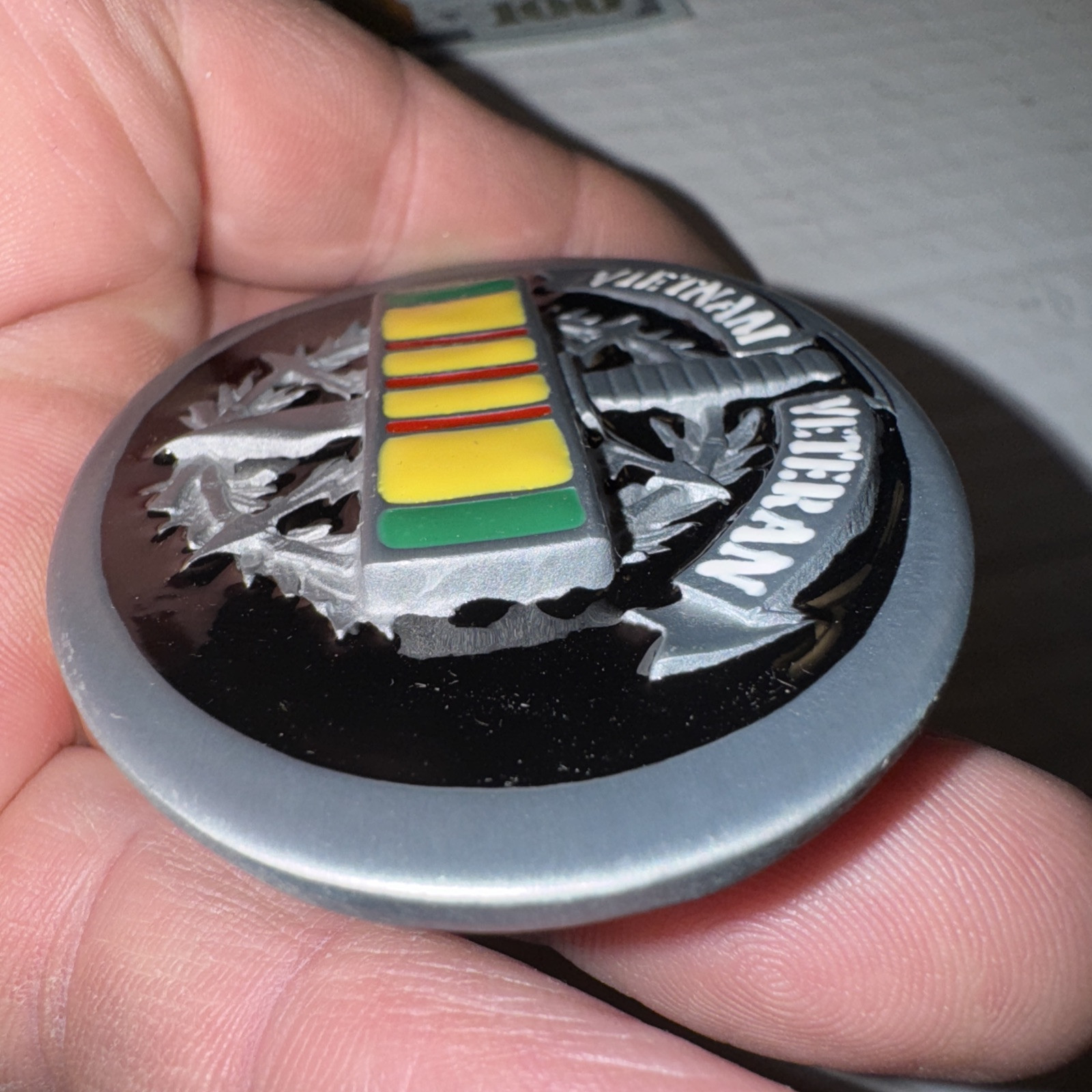 Vintage New Vietnam Veteran Belt Buckle Great American Buckle Co. 1996 Free Ship