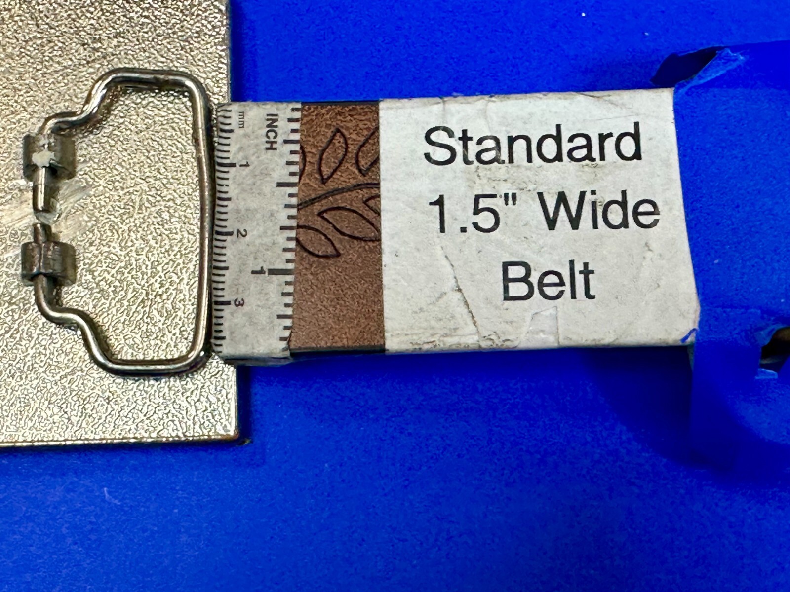 VSCT DNM Digital Print TV No Signal Standby Graphics Broadcast Gear Belt Buckle