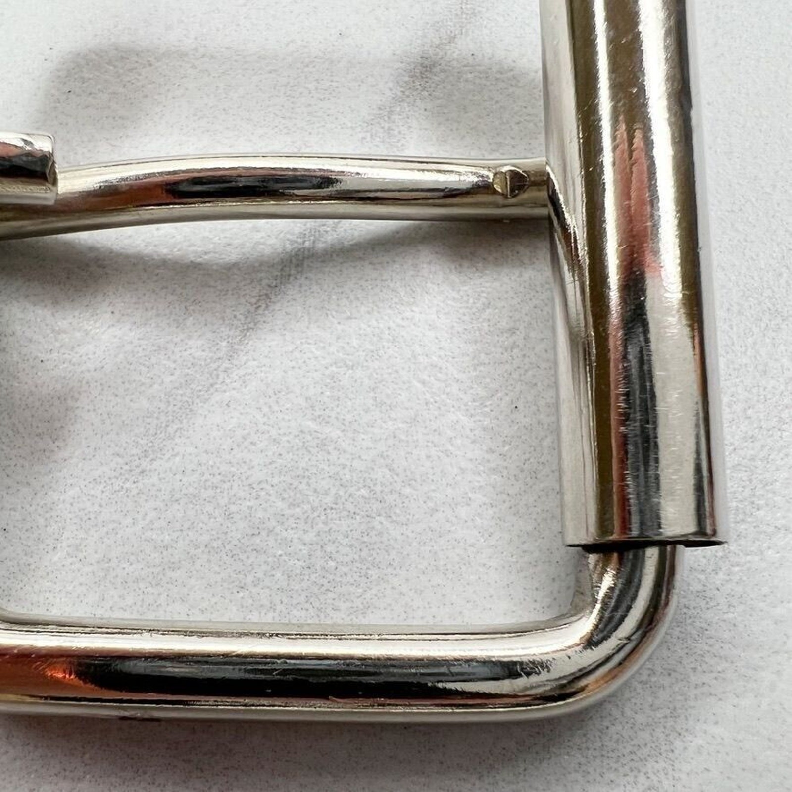 Silver Tone Simple Basic Roller Belt Buckle