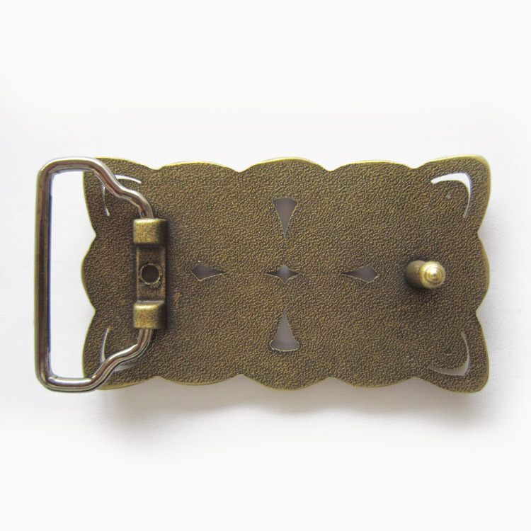 Antique Bronze Plated Celtic Cross Knot Belt Buckle Boucle de Ceinture