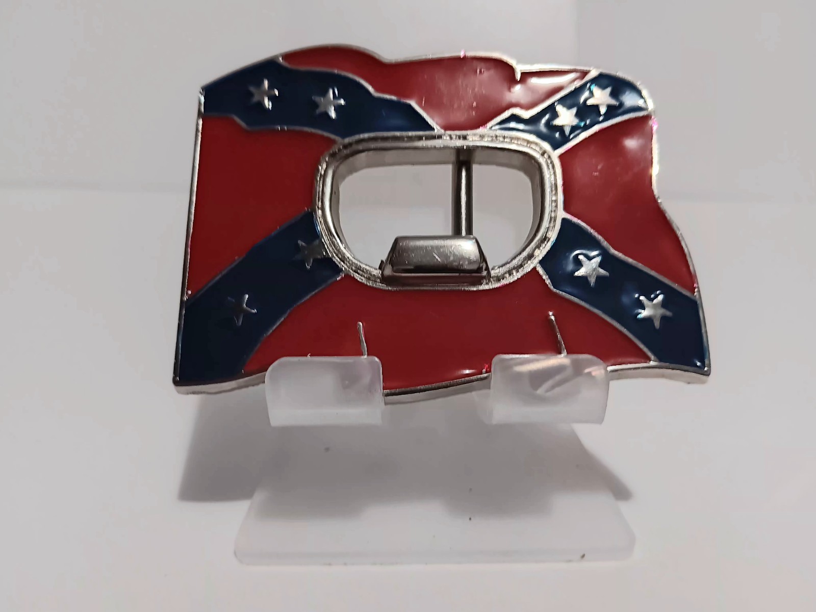 Bars And StarsMetal Belt Buckle w/ Bottle Opener Novelty 3&Prime;