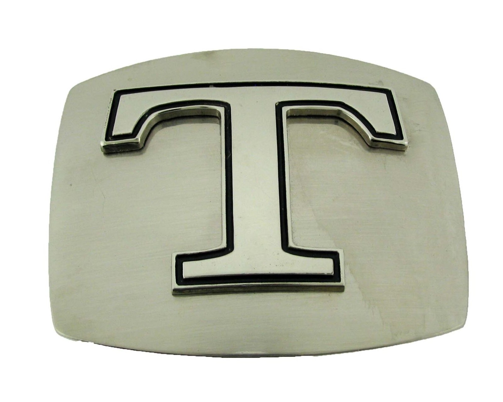 Initial T Letter t Belt Buckle New Men Women Western Really Cowboy Silver Metal