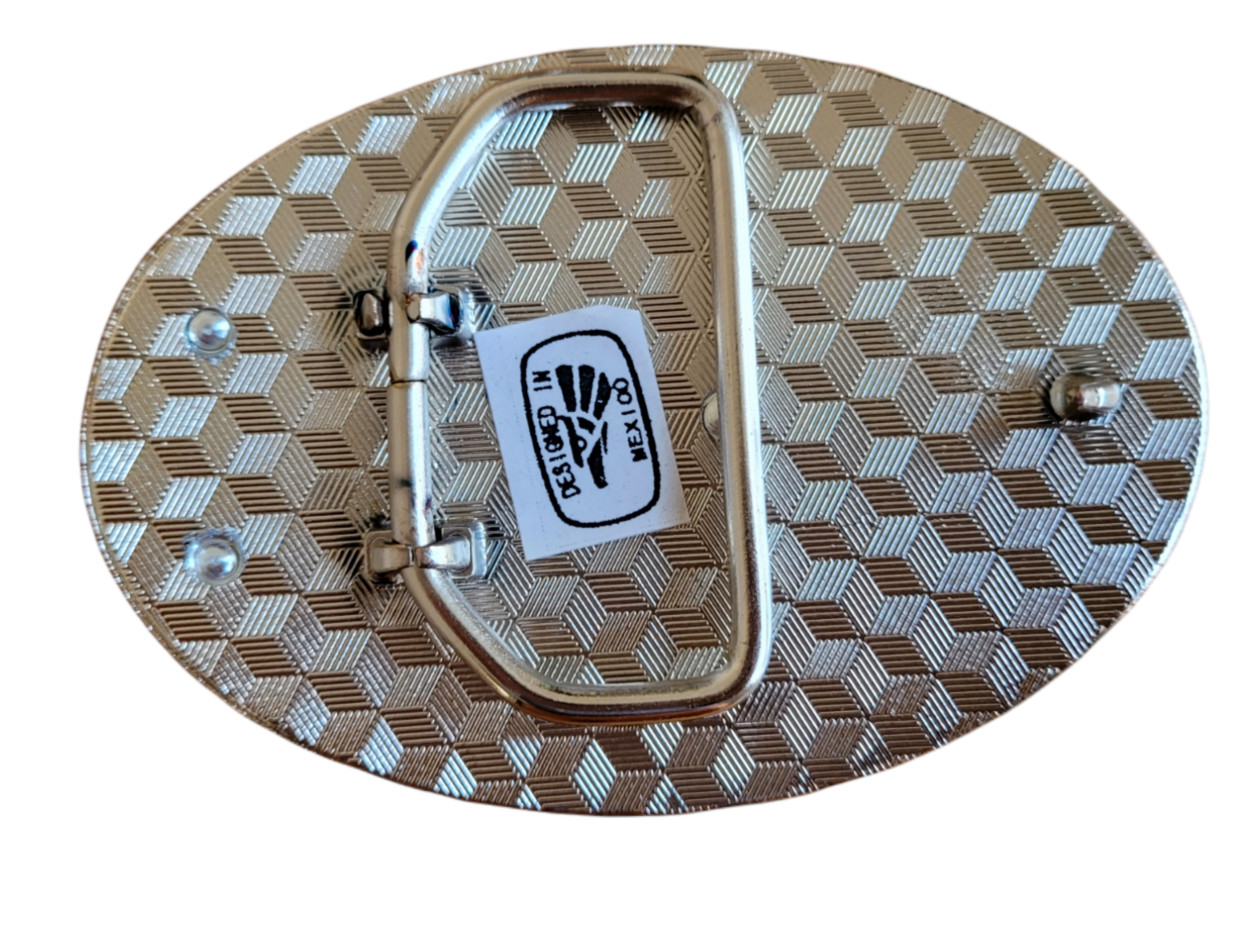 Gold Silver Finish Buckle Cowboy Buckle – Western Boot Cutting Spur Spin Buckle