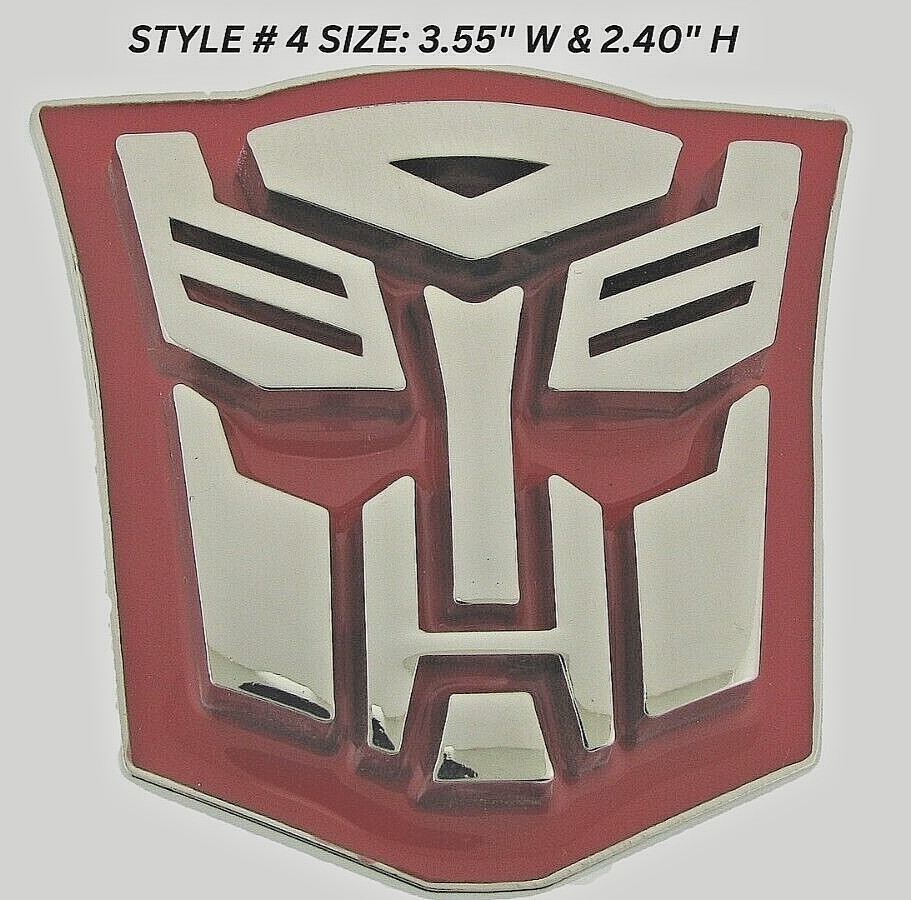 Hasbro Transformers Belt Buckles Red Metal Original Halloween Cosplay Men Women