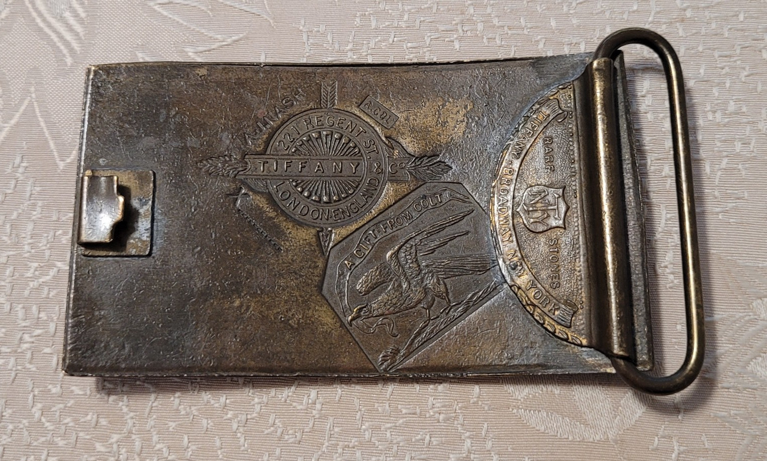 Vintage Colt MFG Police Dept&rsquo;s Bank Tiffany & Co Belt Buckle