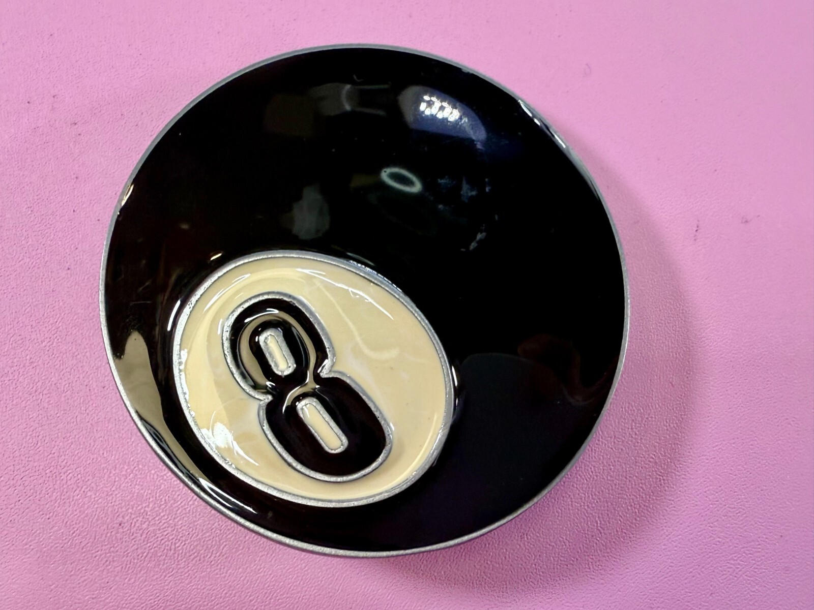 Eight Ball Pool Game Magic Figural Black & White New Belt Buckle