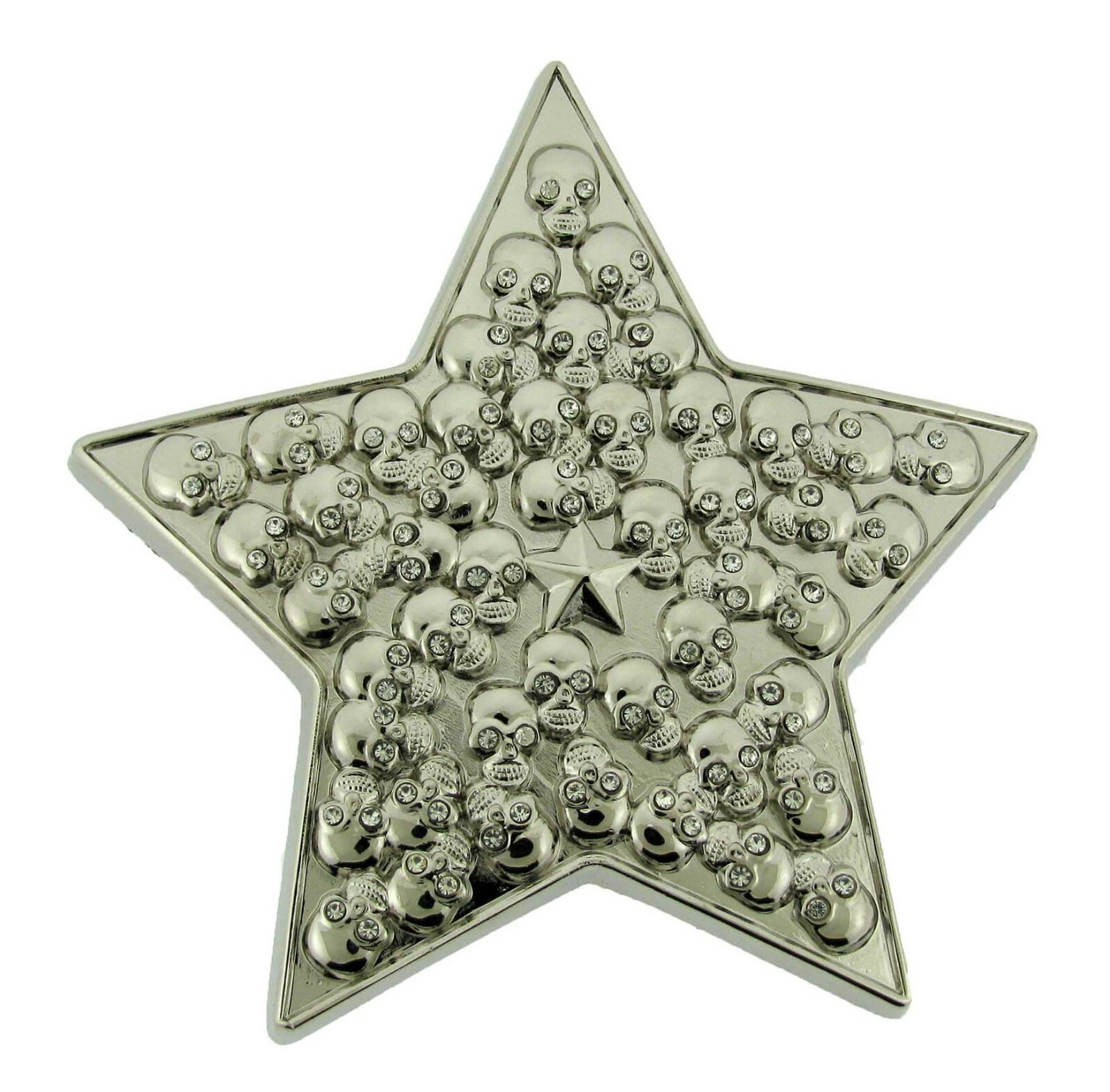 Star Belt Buckle Red Hot Pink Cowboy girly cowgirl western skull rodeo men women