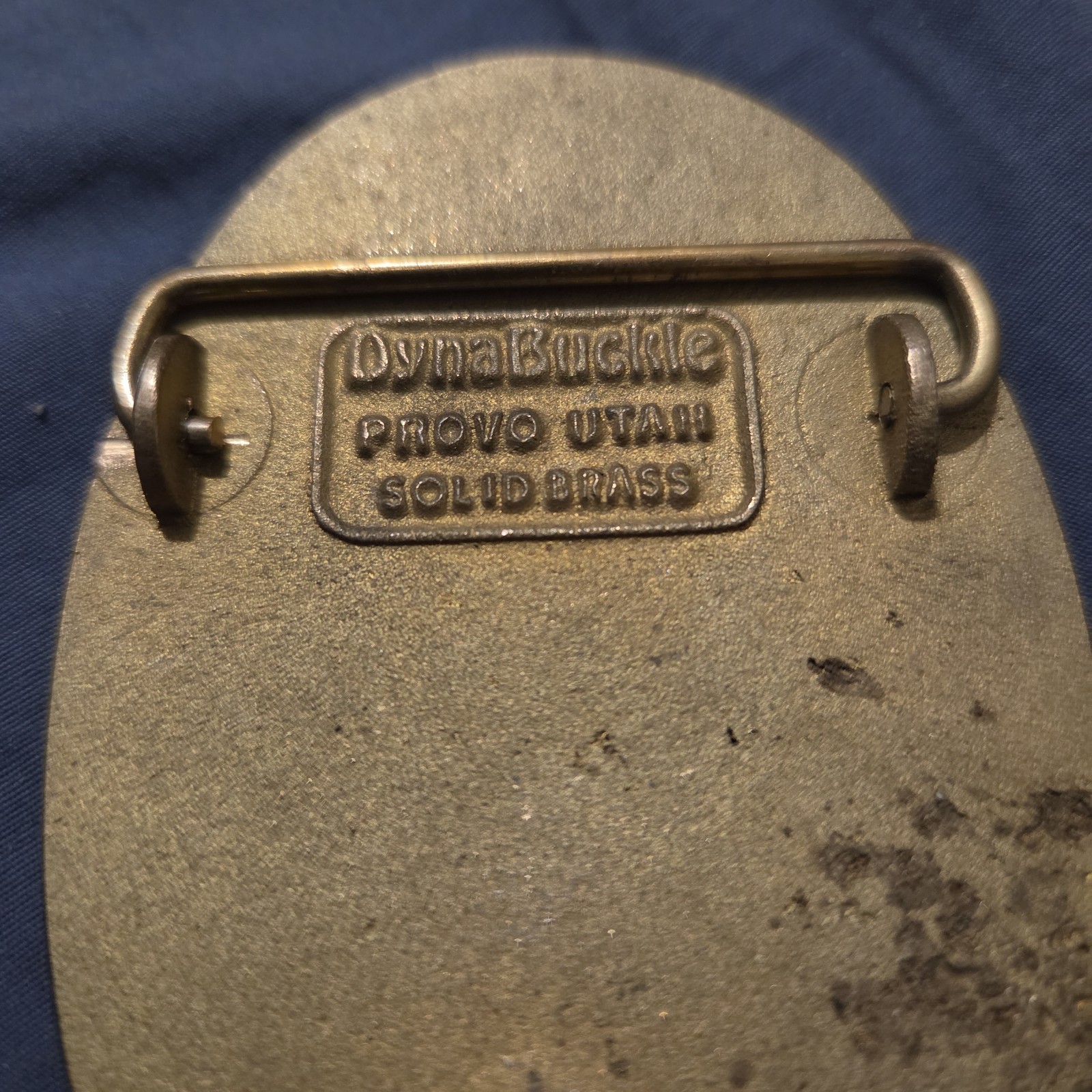 Peterbilt Dyna Belt Buckle Fisher Mfg Denver CO NOS Trucke Brass Semi Big Rig