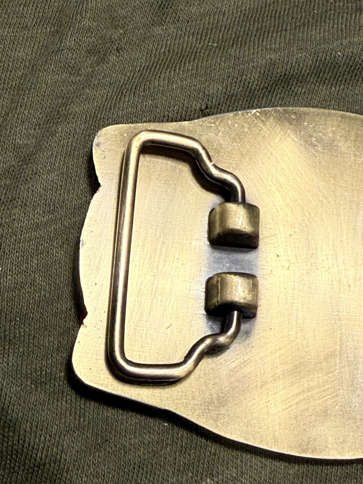 Vintage/undated Budweiser Beer belt buckle. 3.5&Prime; Wide.