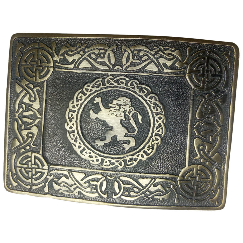 Scottish Rampant Lion Design Kilt Belt Buckle High Quality Antique Finish AAR