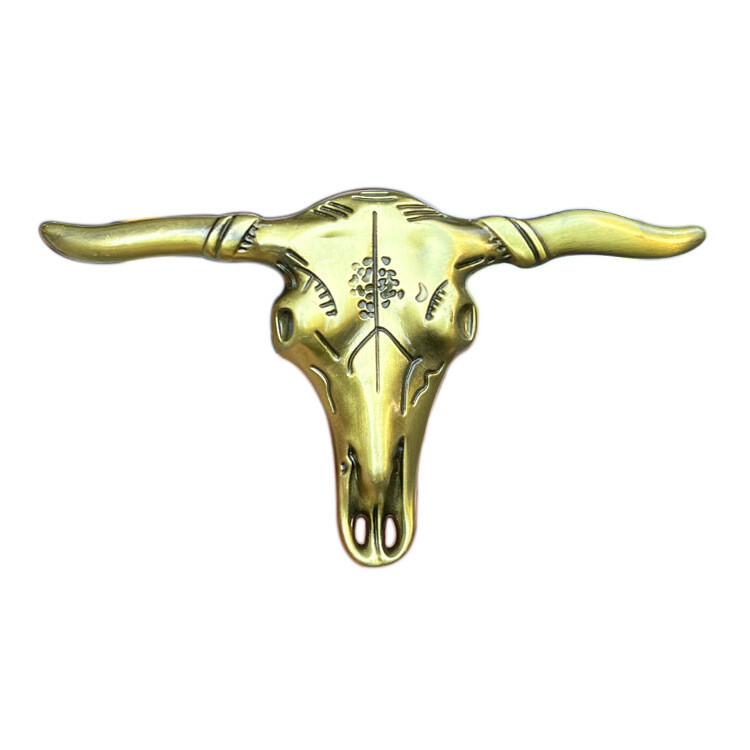 Zinc alloy belt buckle Texas cow head belt buckle Western denim