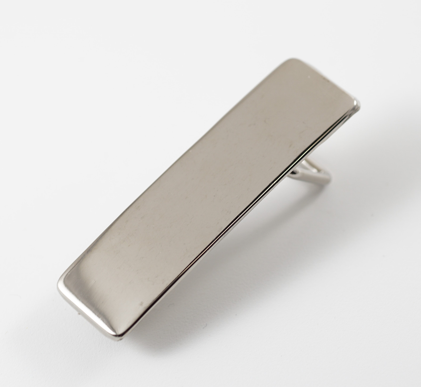 Woman Metal 5/8&Prime;(16mm) Plate Belt Buckle (#7A) Polished Silver Color NEW