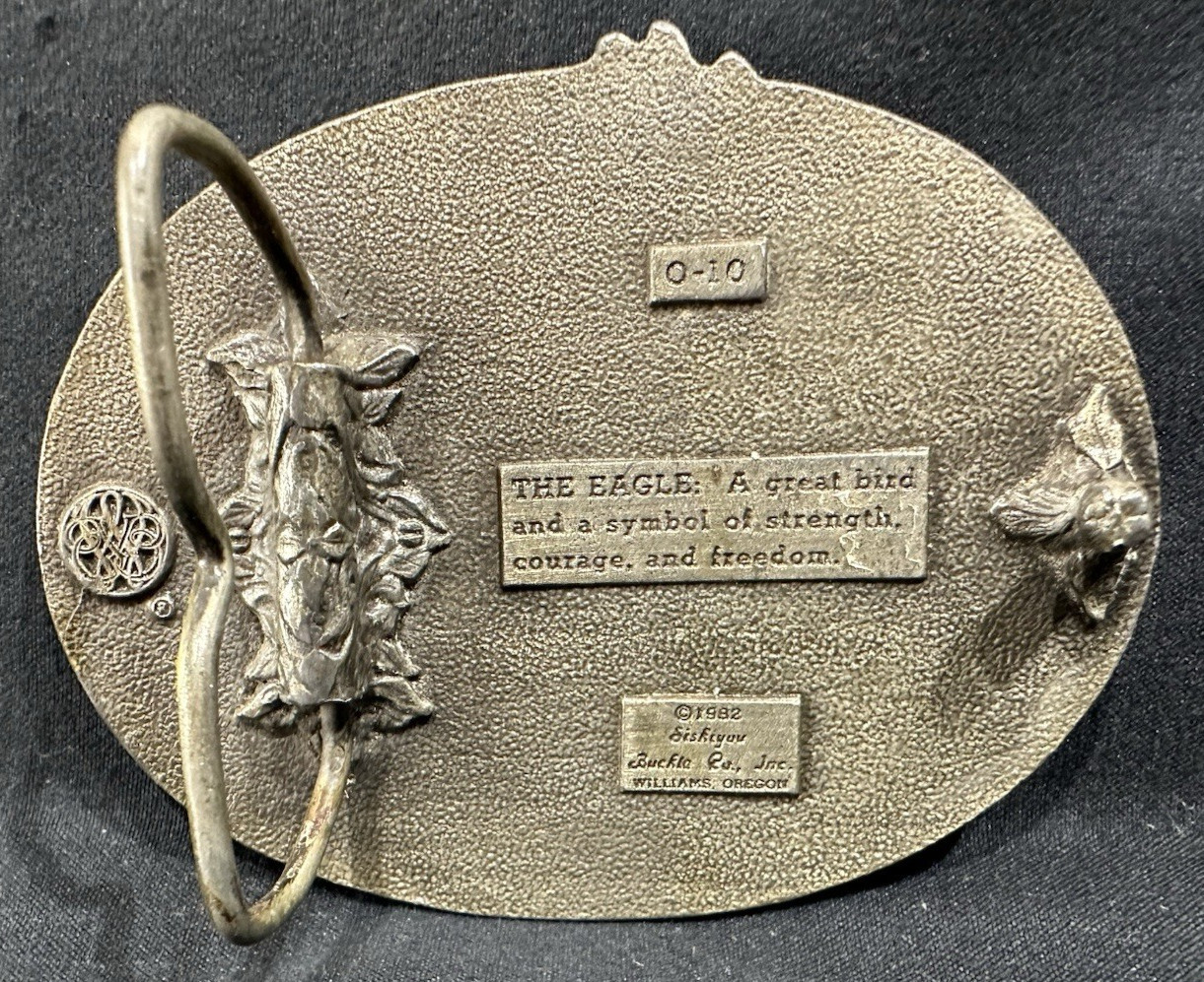 Vintage 1992 Siskiyou – The Eagle – Belt Buckle #0-10 Brass Alloy Metal