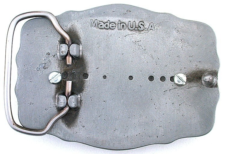 Pewter Silver Southwest 1921 Morgan Silver Dollar Belt Buckle EPBB160/61423