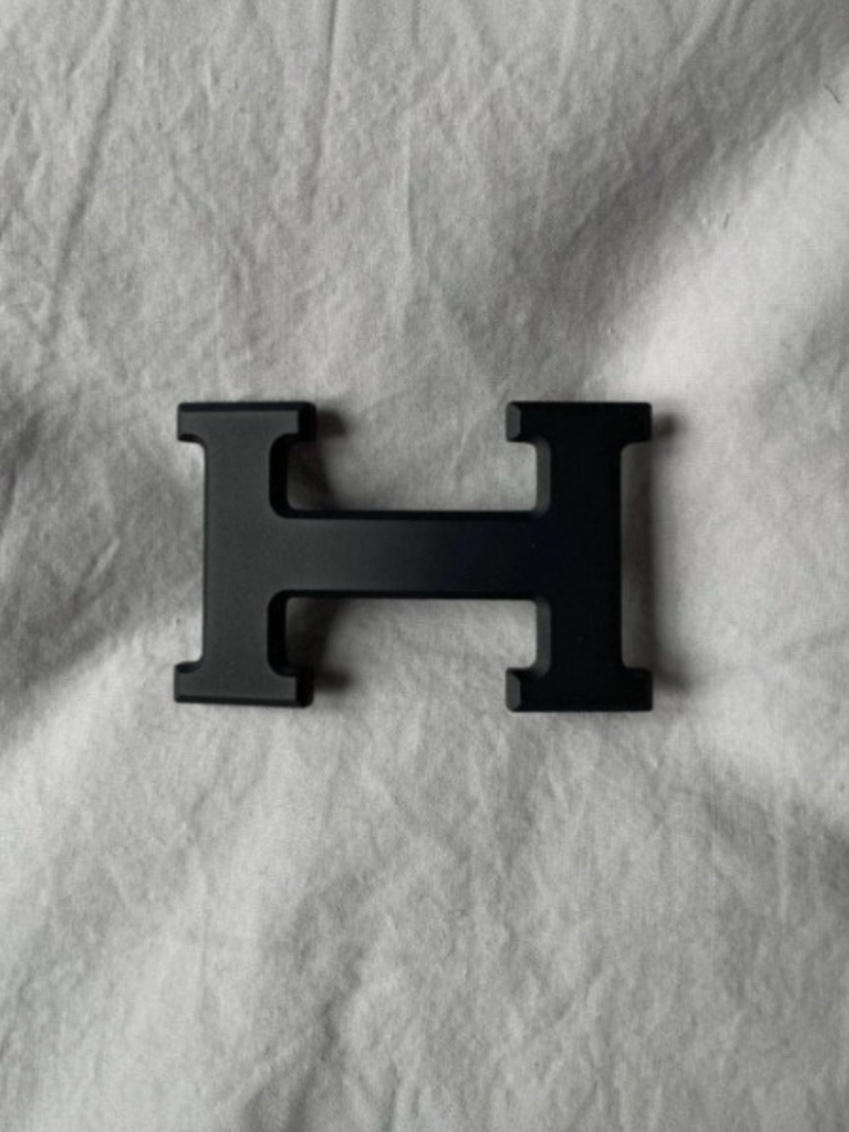 Hermes Black and Brown Reversible Leather Belt w Black Noir H Buckle Incl Box 95