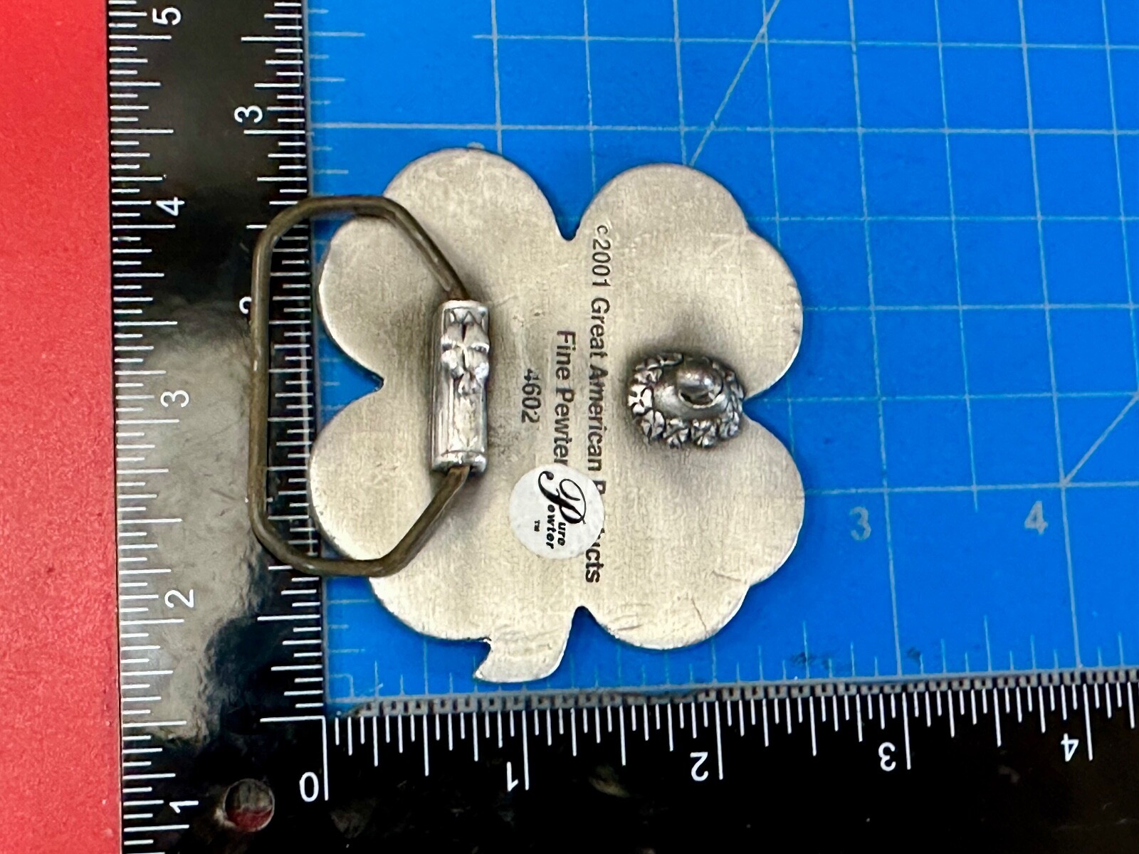 Lucky Four Leaf Clover Green Belt Buckle By Great American Products