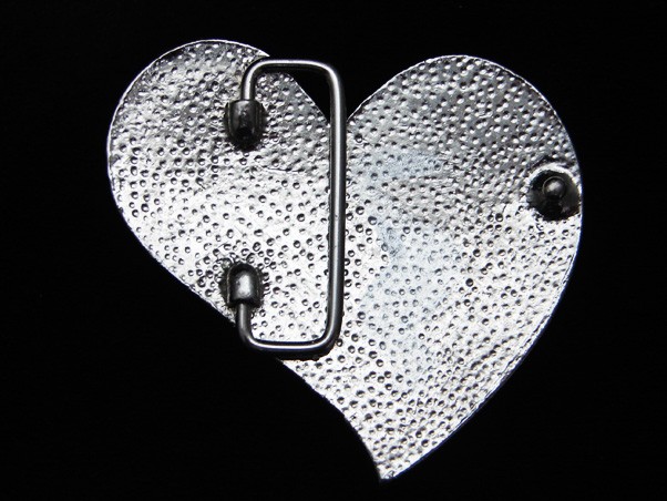 PL31112 VERY COOL **HEART SHAPED MULTI-COLOR CRYSTALS** FASHION BELT BUCKLE