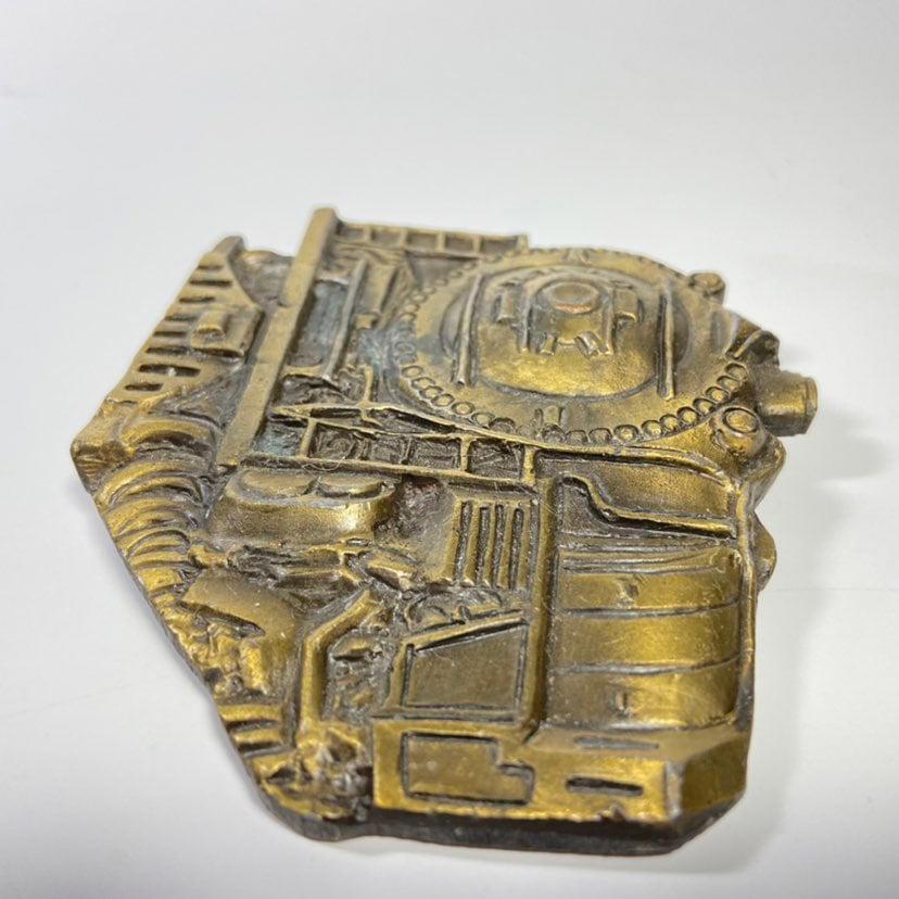 3&Prime; x 3.5&Prime; 1978 Instyle Train Locomotive Railroad Belt Buckle