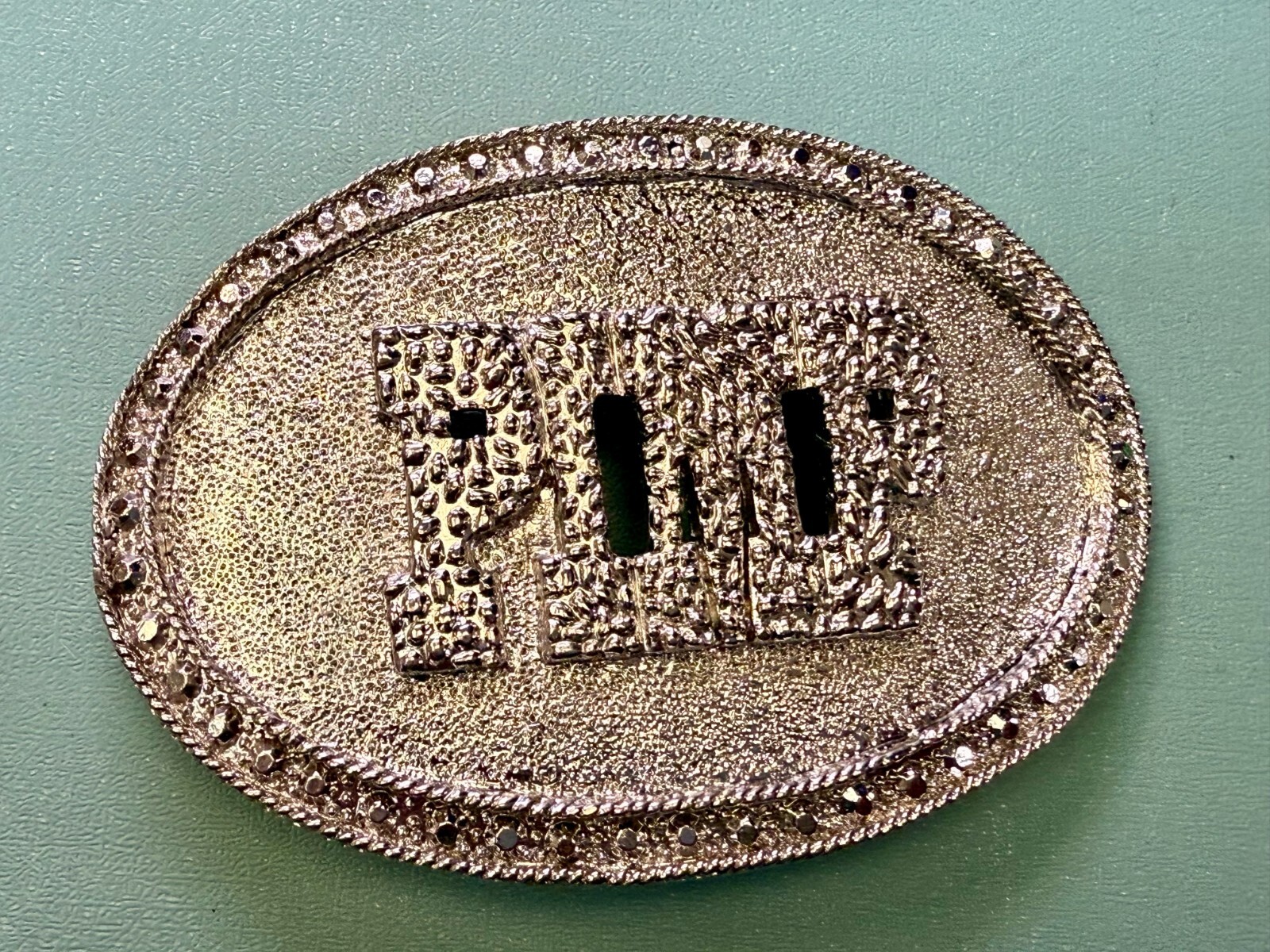 PIMP Word Statement Silver Color Hip Hop Punk Street Novelty Belt Buckle