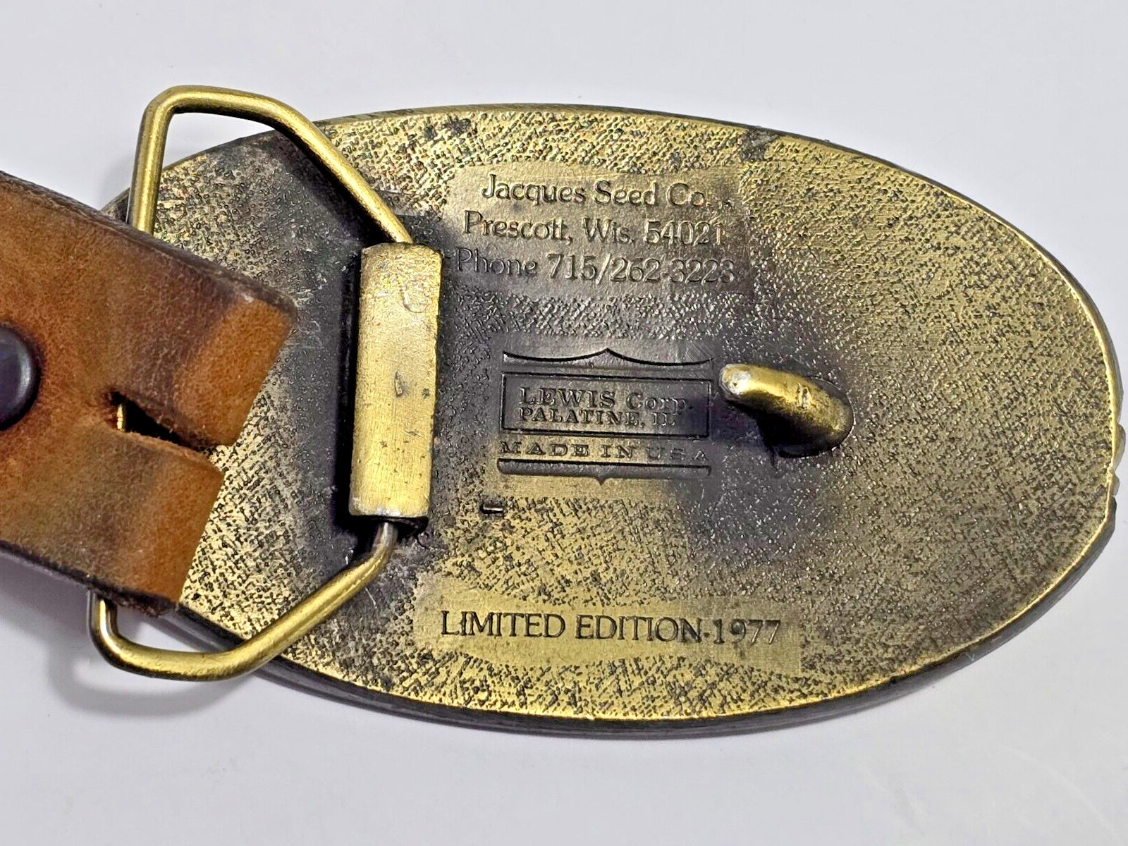 Jacques Seeds Limited Edition VTG 1977 Size 28 Justin Belt, Lewis Buckle