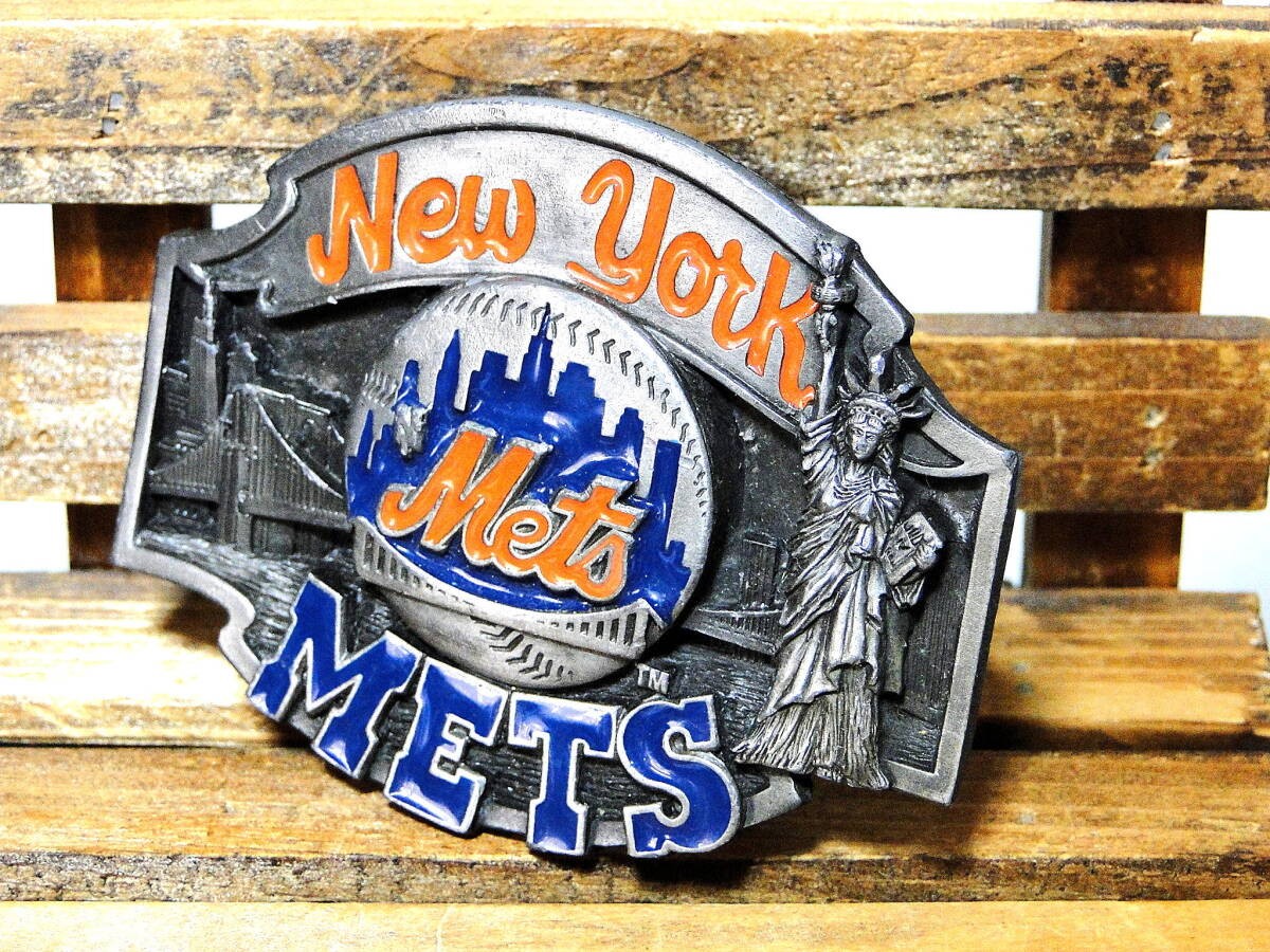 90&rsquo;s Vintage New York Mets Belt Buckle (Limited Edition MLB Official)