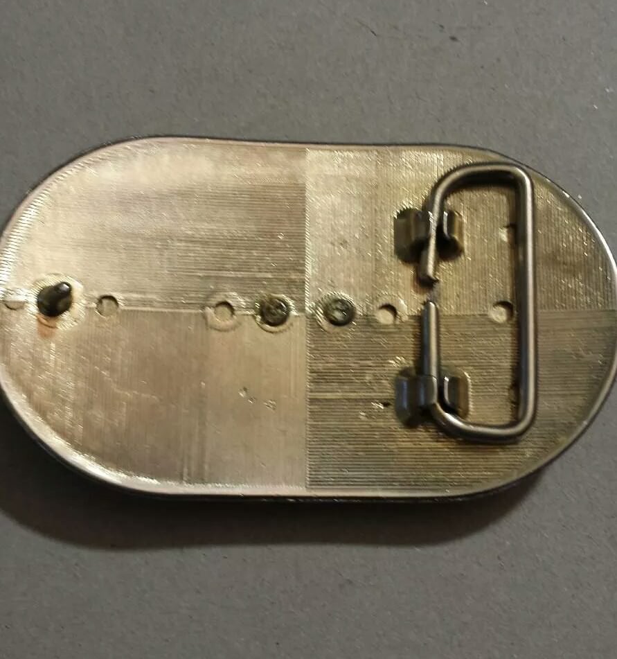 Tiger Eye Marble Belt Buckle