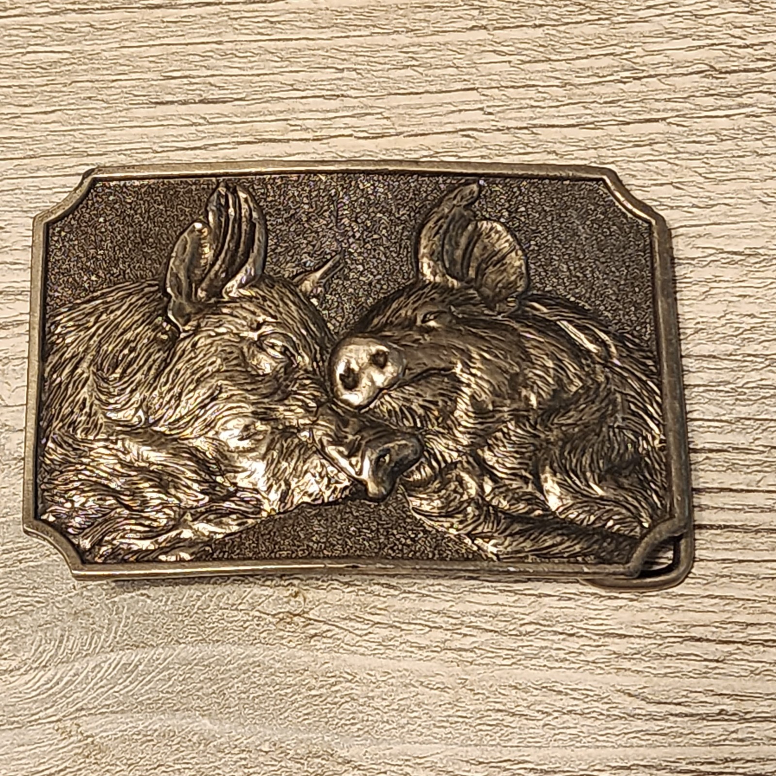 Choice – Vintage Belt Buckle Eagle Fur Rendezvous Cross Crockett Spinning Spur