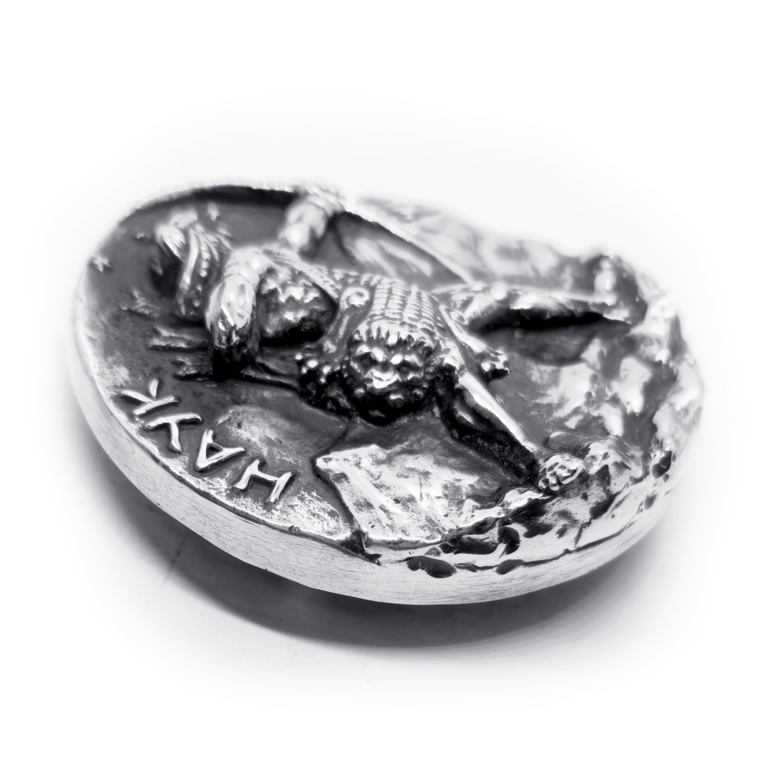 Hayk Nahapet Founder of the Armenian Nation Silver Belt Buckle
