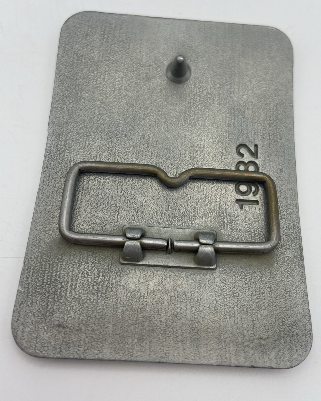 VTG 1982 New Holland Farming Metal Belt Buckle Proud To Be An American Farmer