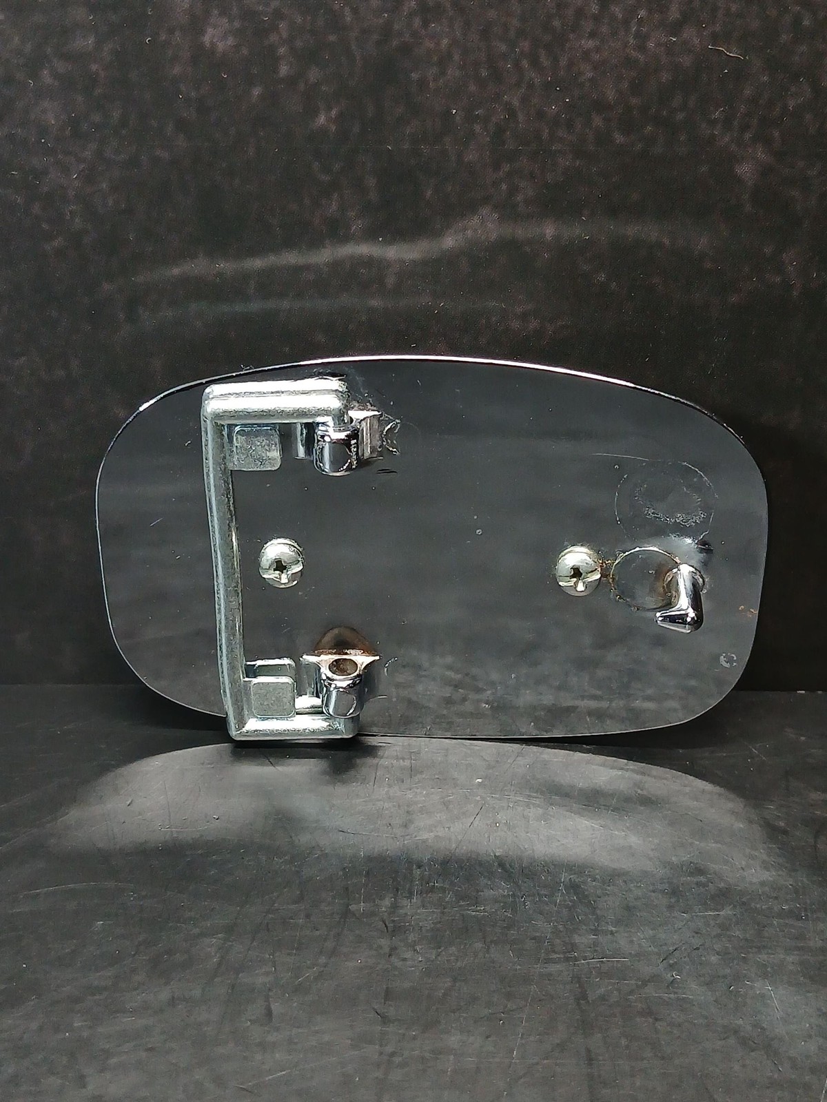 Western Red Stone Silver Belt Buckle